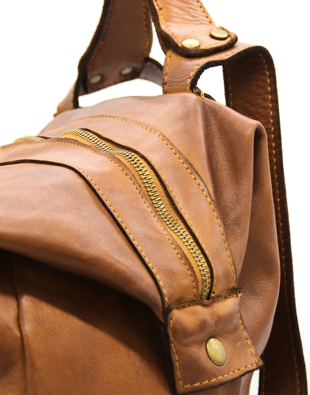 Q-CARGO Expandable Calfskin Leather Backpack – Italian Craft, Timeless Design
