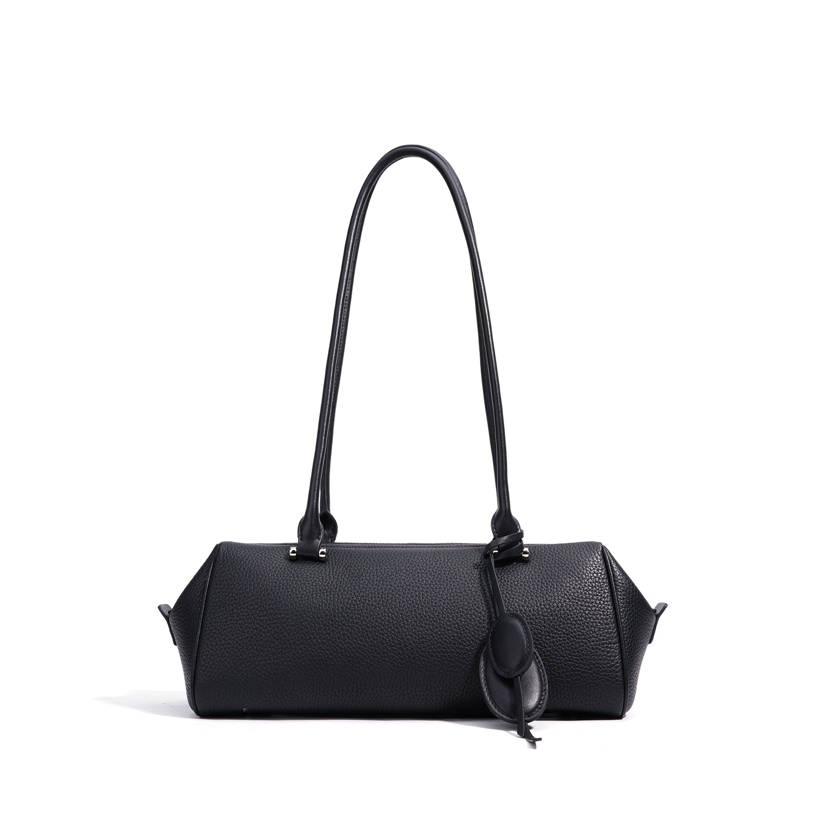 Q-CHIARA Genuine Leather Luxury Handbag for Women – Hand-Braided Handle Shoulder Bag