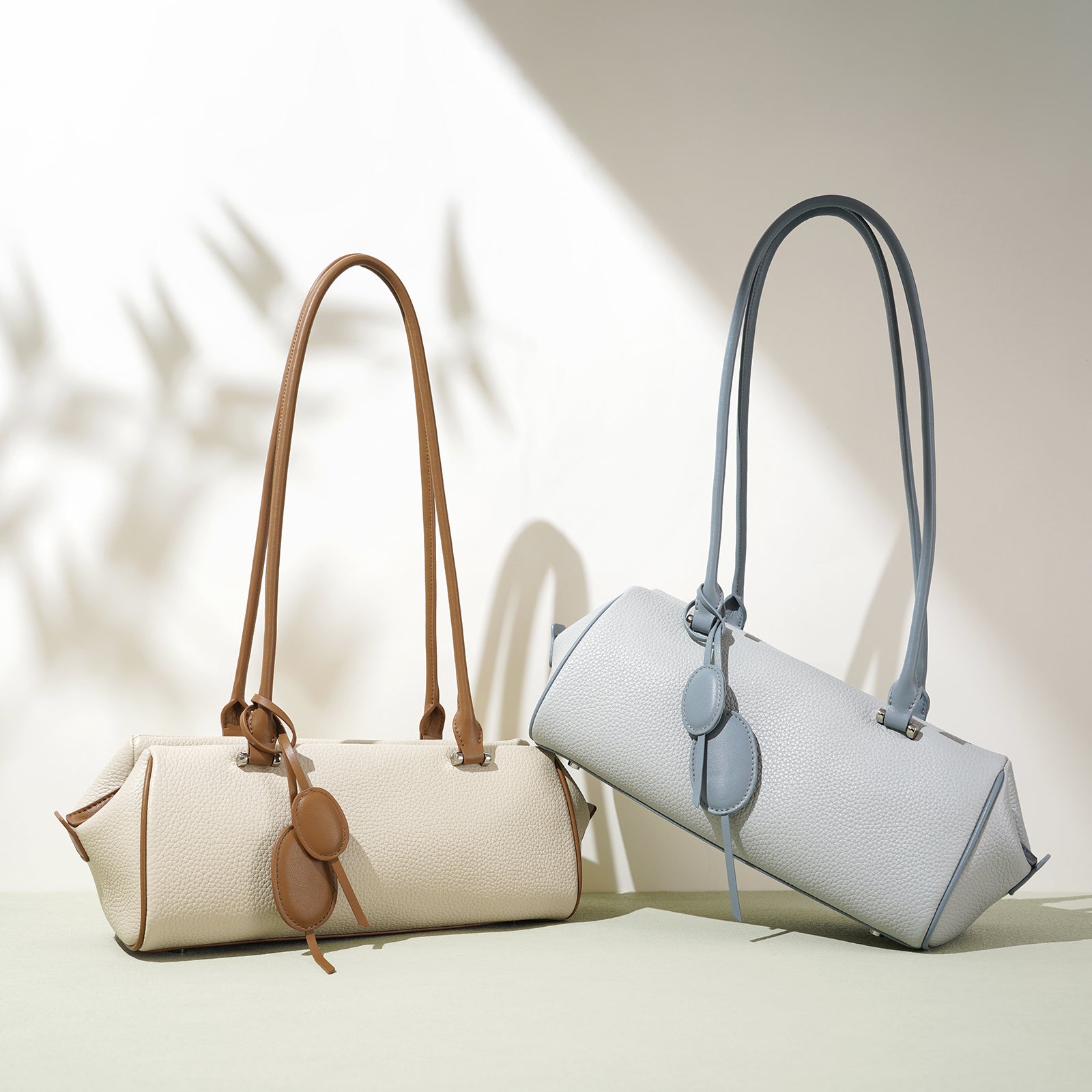 Q-CHIARA Genuine Leather Luxury Handbag for Women – Hand-Braided Handle Shoulder Bag