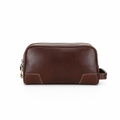 Q-CLUTCHER Anti-Theft Men's Clutch Handbag with Combination Lock – Genuine Vegetable Tanned Leather