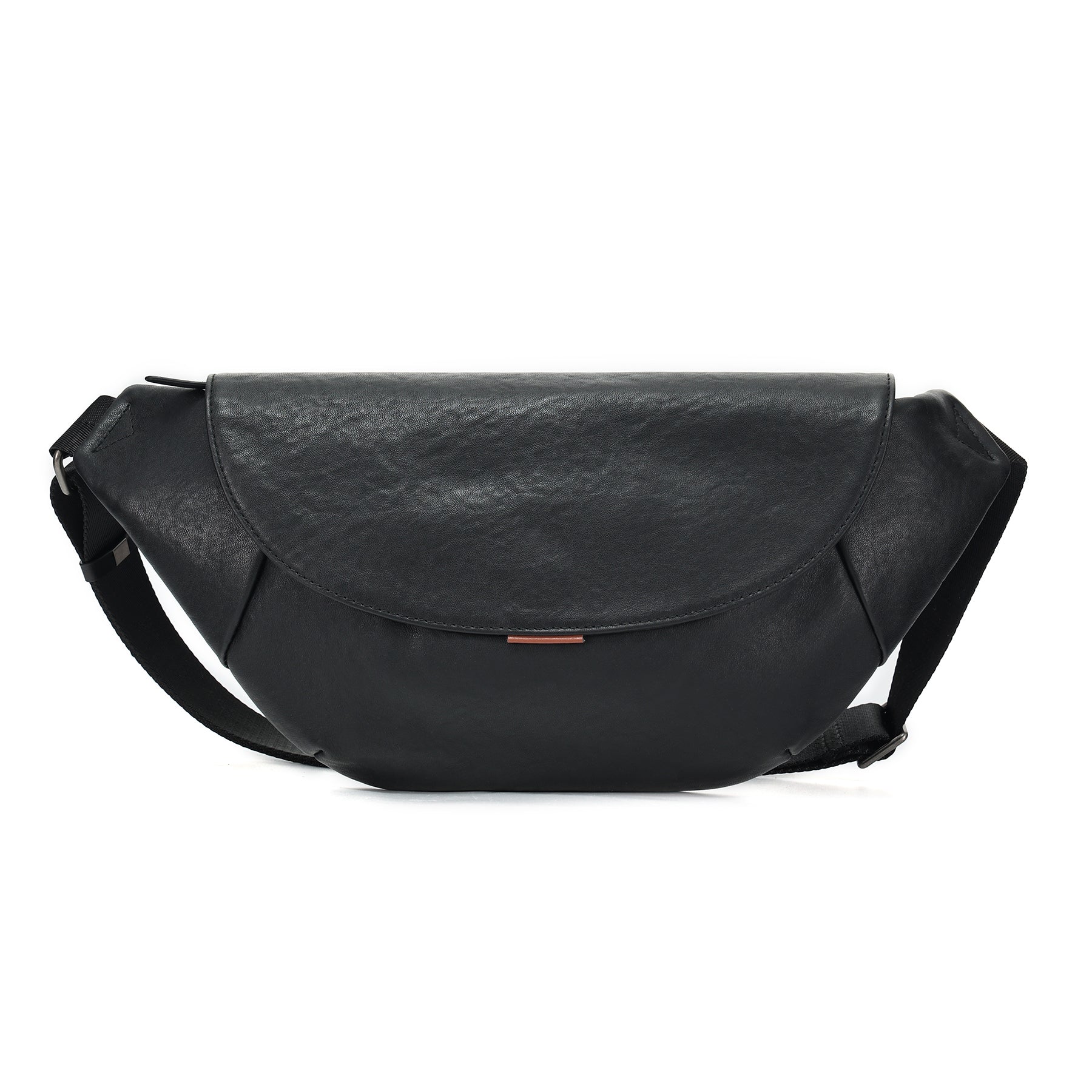 Q-COBRA Genuine Leather Crossbody Sling Bag for Men – Large Capacity Multi-Pocket