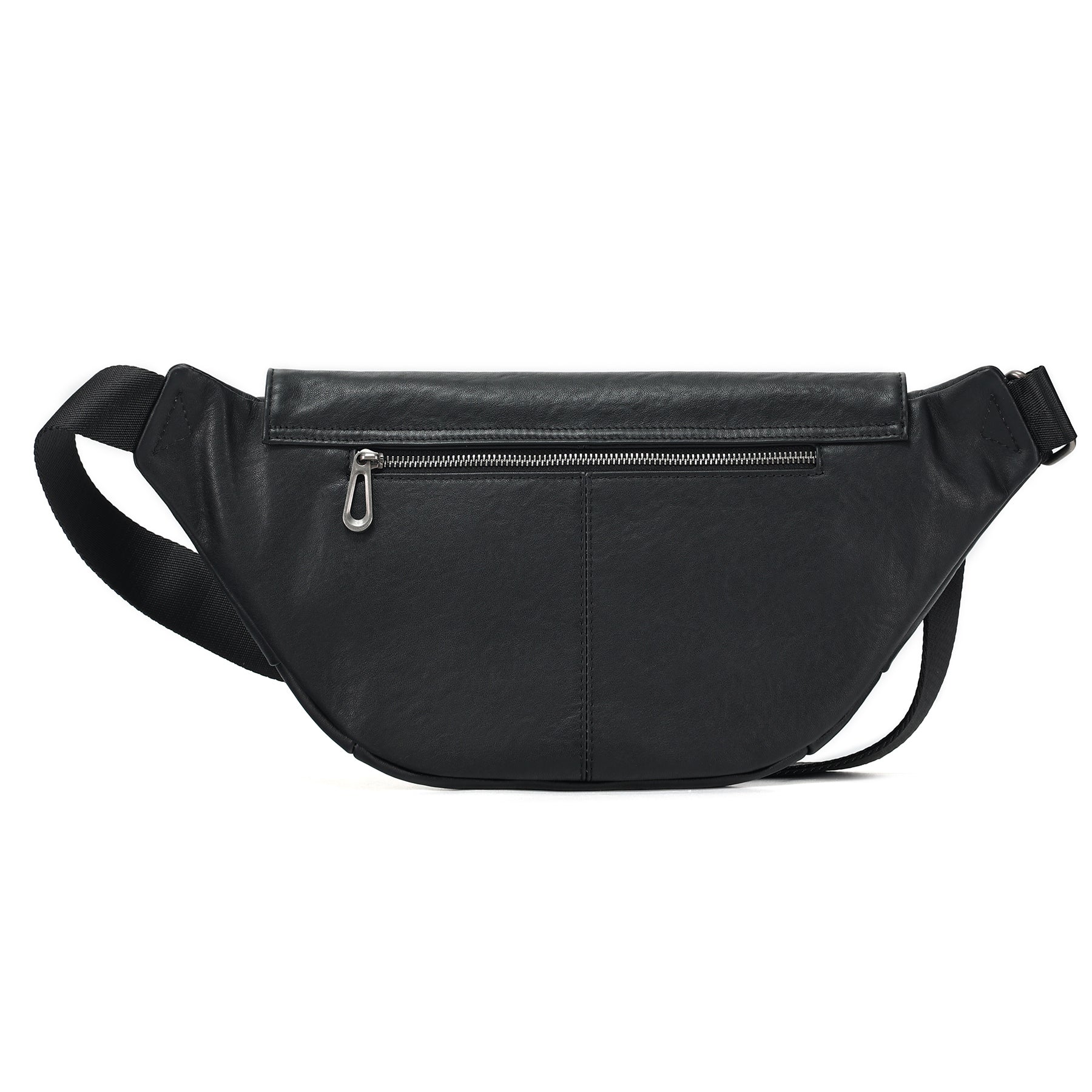 Q-COBRA Genuine Leather Crossbody Sling Bag for Men – Large Capacity Multi-Pocket