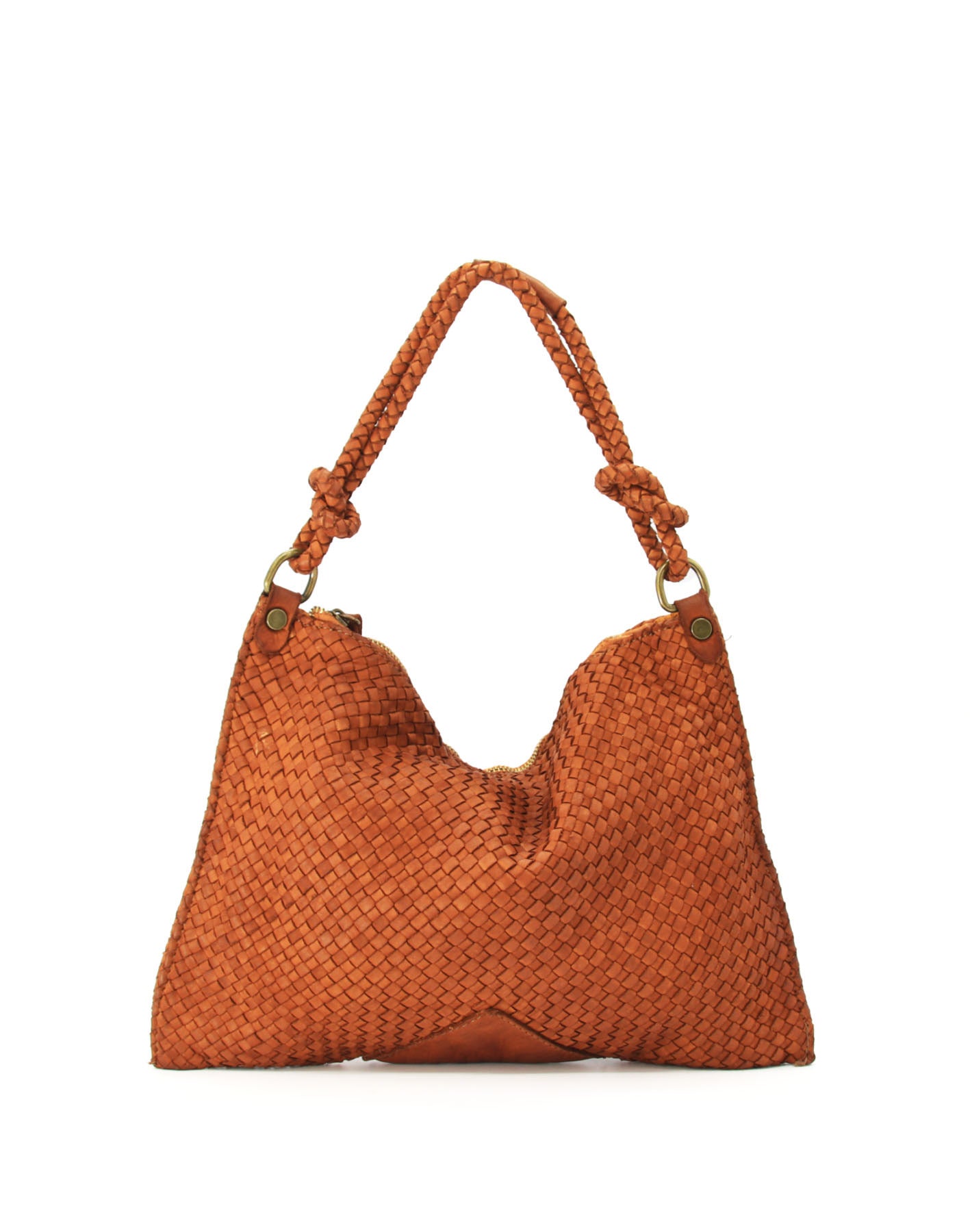 Q-CONTESSA QUQUITO Braided Calfskin Handbag – Handcrafted Italian Leather Crossbody & Shoulder Bag