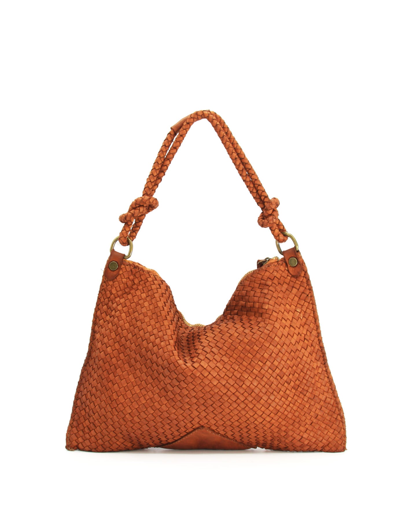 Q-CONTESSA QUQUITO Braided Calfskin Handbag – Handcrafted Italian Leather Crossbody & Shoulder Bag