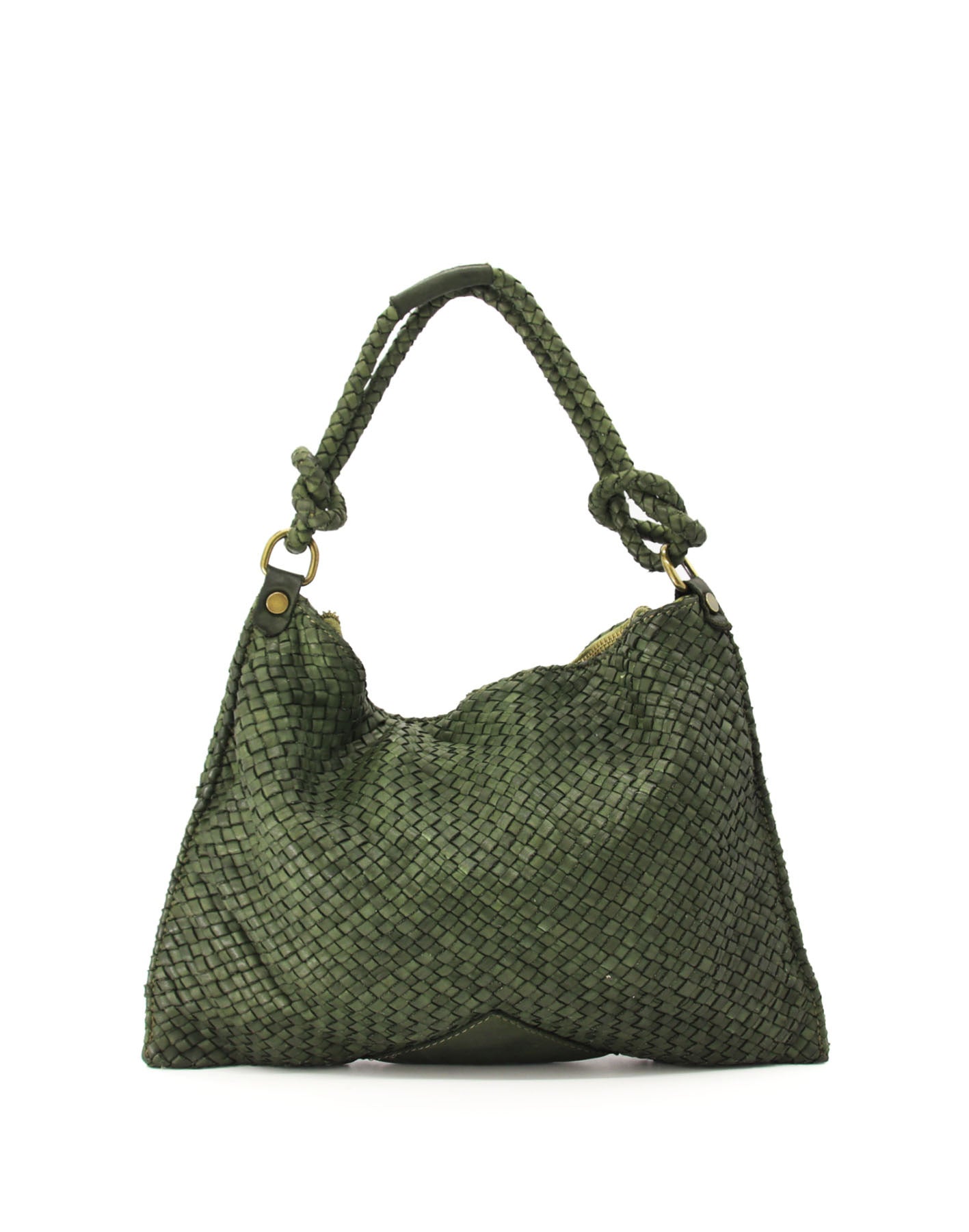 Q-CONTESSA QUQUITO Braided Calfskin Handbag – Handcrafted Italian Leather Crossbody & Shoulder Bag