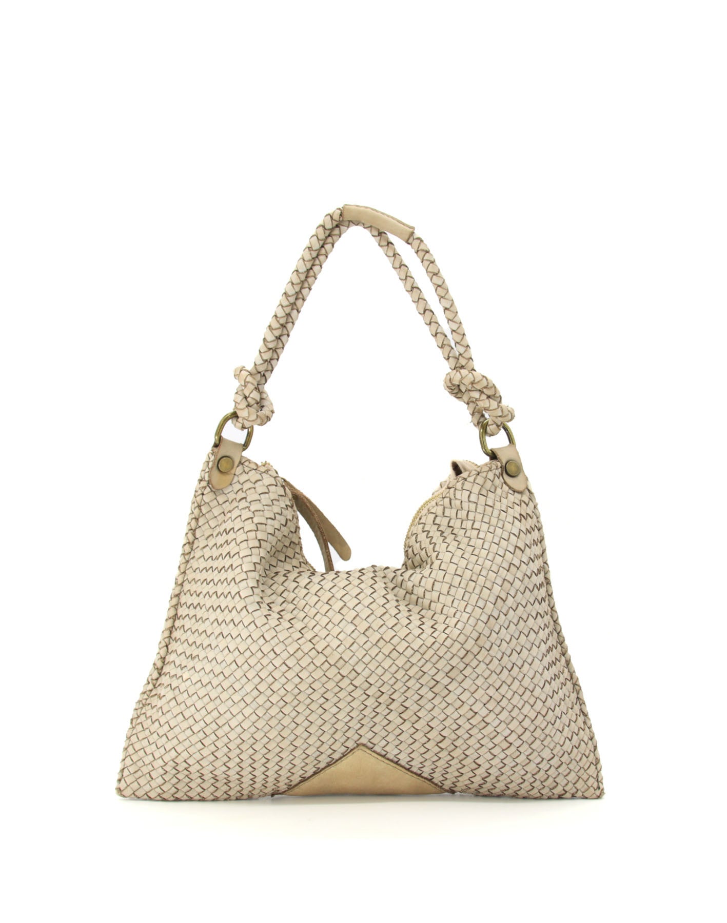 Q-CONTESSA QUQUITO Braided Calfskin Handbag – Handcrafted Italian Leather Crossbody & Shoulder Bag