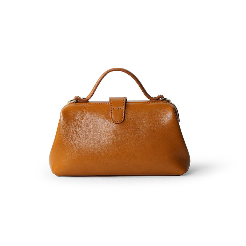Q-DOLCE Genuine Leather Handbag for Women – Shoulder, Crossbody & Top Handle Bag