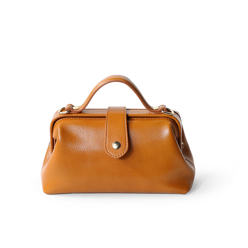 Q-DOLCE Genuine Leather Handbag for Women – Shoulder, Crossbody & Top Handle Bag