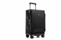 Q-DRIFT Premium Nylon Carry-On Luggage with TSA Lock — 4-Wheel Spinner Suitcase