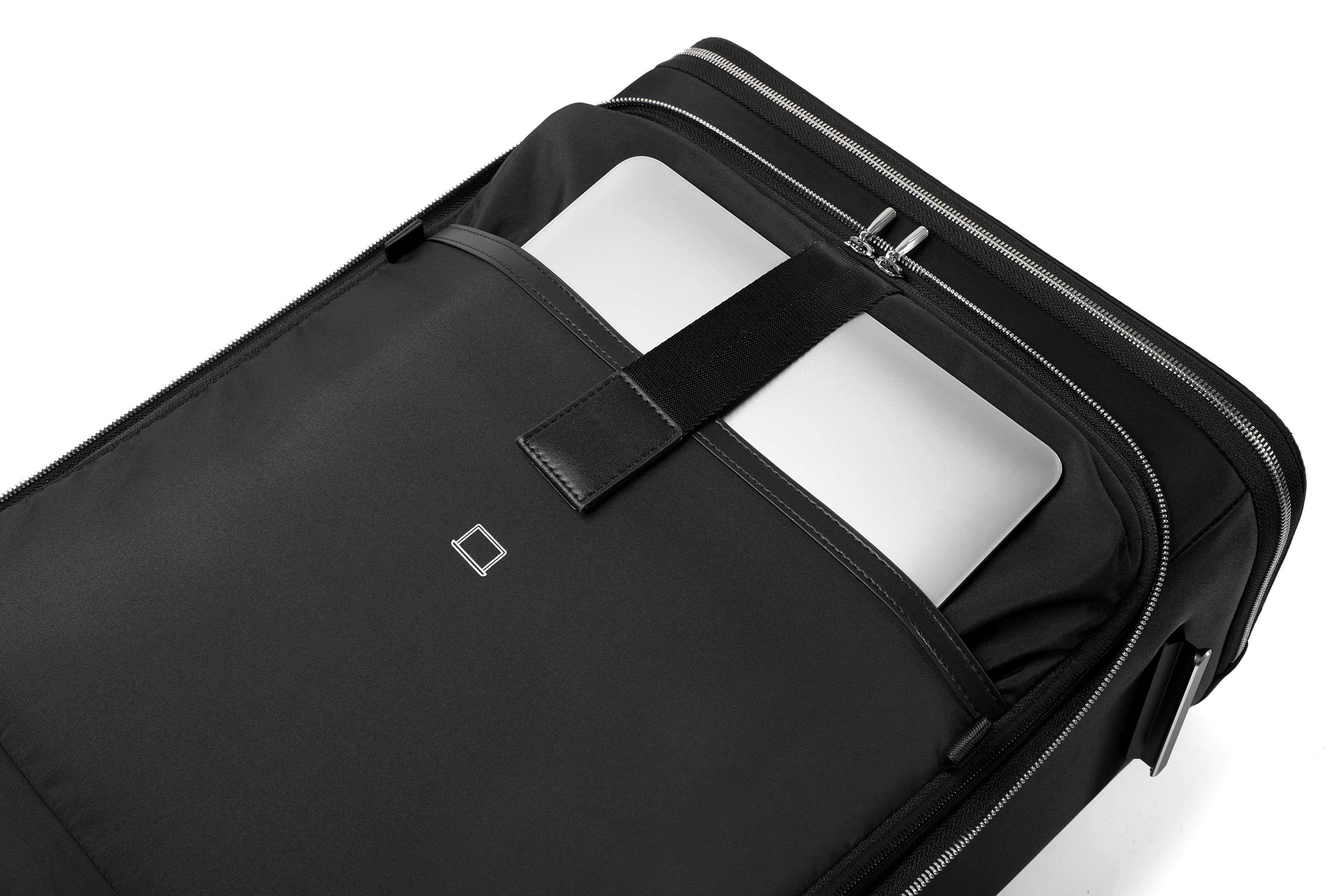 Q-DRIFT Premium Nylon Carry-On Luggage with TSA Lock — 4-Wheel Spinner Suitcase