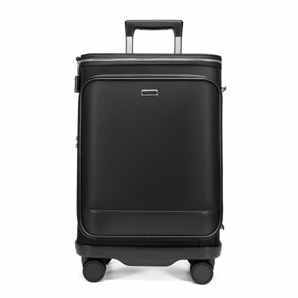 Q-DRIFT Premium Nylon Carry-On Luggage with TSA Lock — 4-Wheel Spinner Suitcase