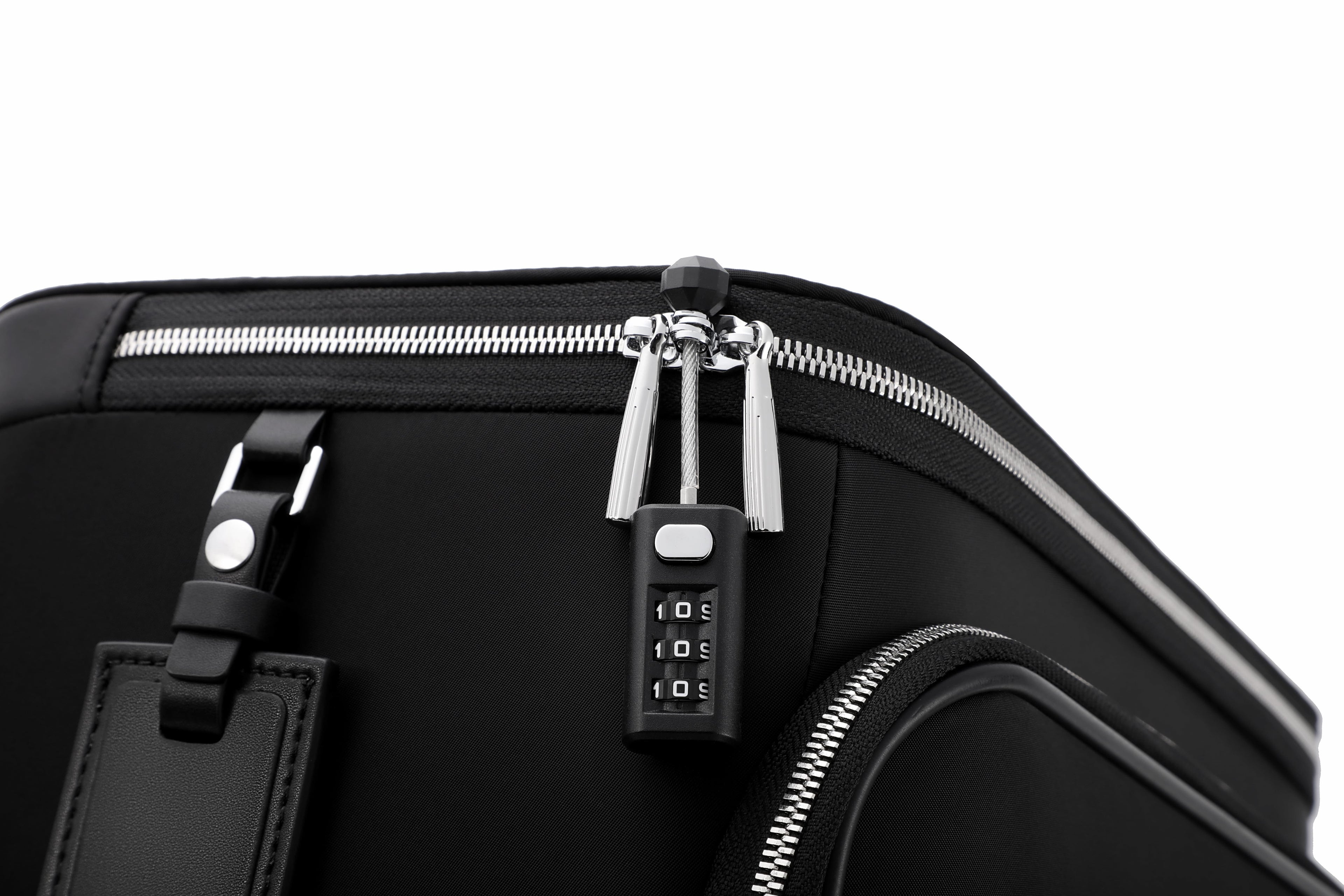 Q-DRIFT Premium Nylon Carry-On Luggage with TSA Lock — 4-Wheel Spinner Suitcase