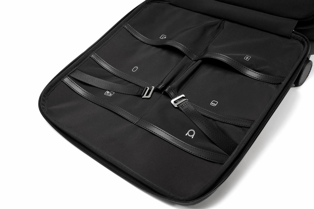 Q-DRIFT Premium Nylon Carry-On Luggage with TSA Lock — 4-Wheel Spinner Suitcase