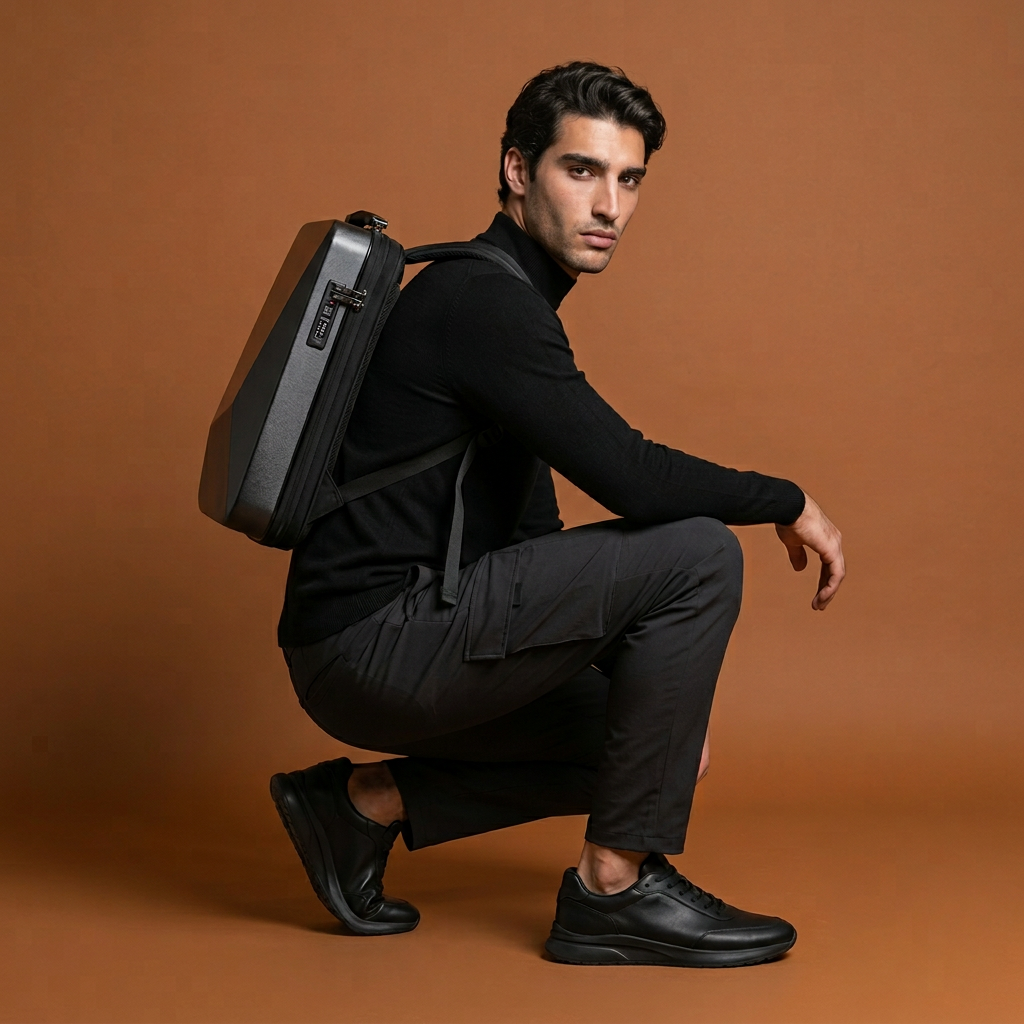 Q-EMPORIUM TSA Lock Anti-Theft Laptop Backpack – USB Port, Waterproof & Expandable
