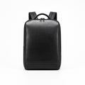 Q-EXPEDITION Genuine Leather Laptop Backpack – USB Charging Port, TSA-Friendly, Fits 15.6" Laptop | Travel & Business