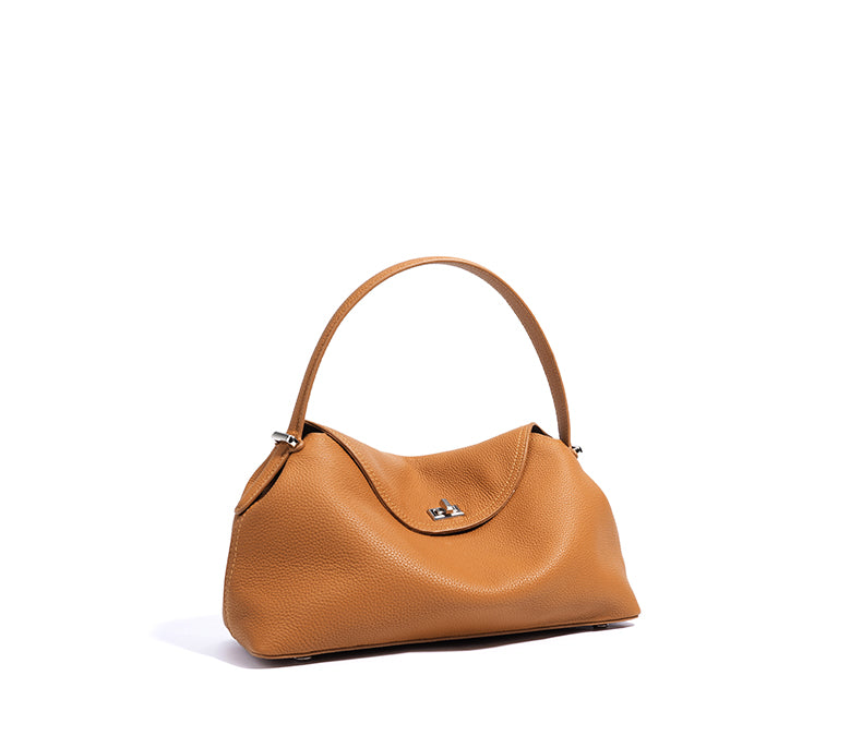 Q-GALA Genuine Leather Women's Shoulder Bag – Large Capacity Commuter & Travel Bag