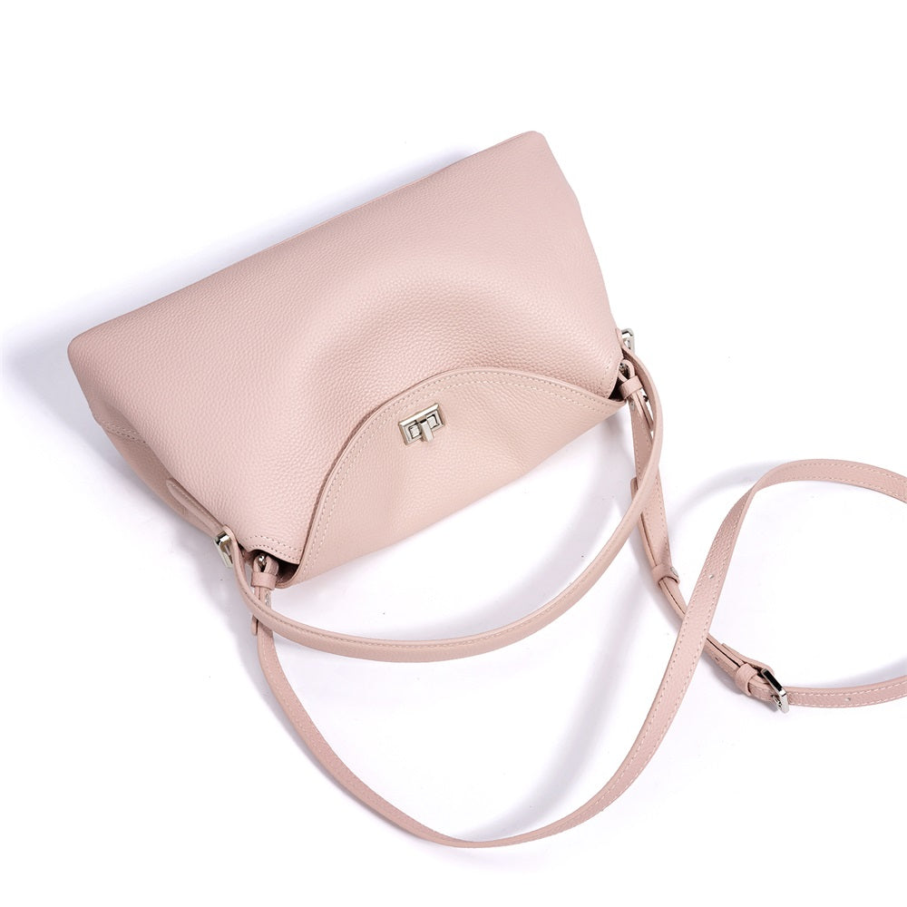 Q-GALA Genuine Leather Women's Shoulder Bag – Large Capacity Commuter & Travel Bag