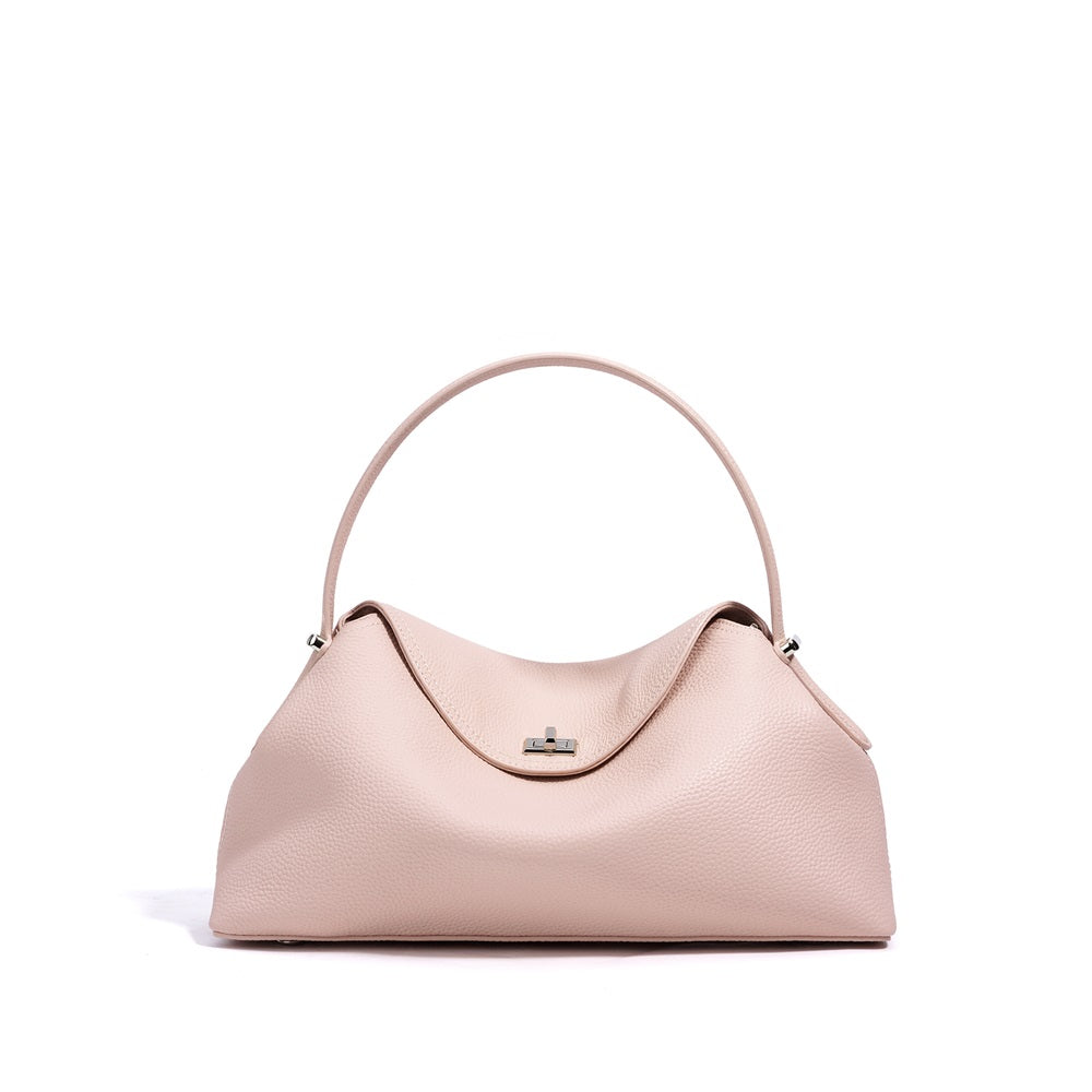 Q-GALA Genuine Leather Women's Shoulder Bag – Large Capacity Commuter & Travel Bag