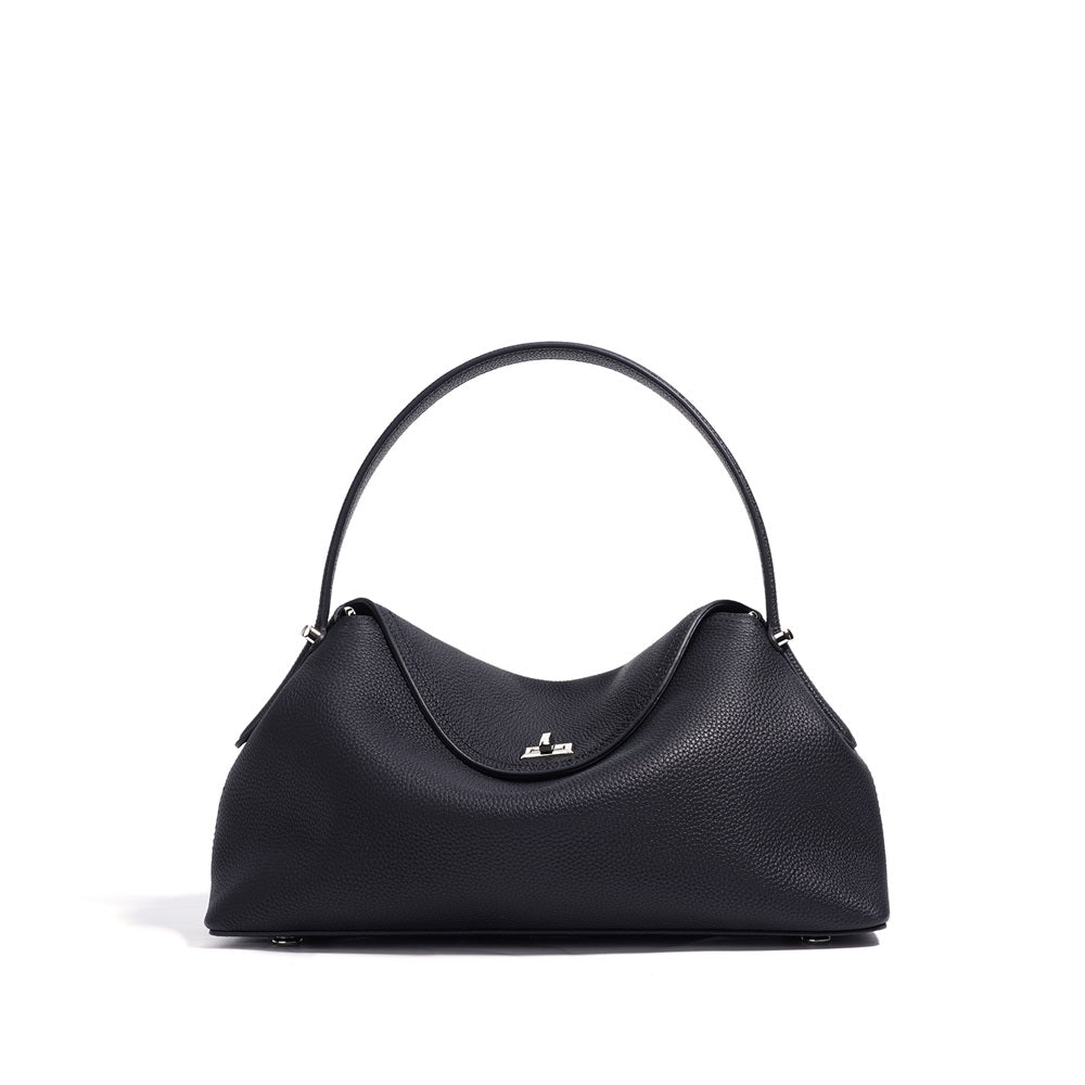 Q-GALA Genuine Leather Women's Shoulder Bag – Large Capacity Commuter & Travel Bag