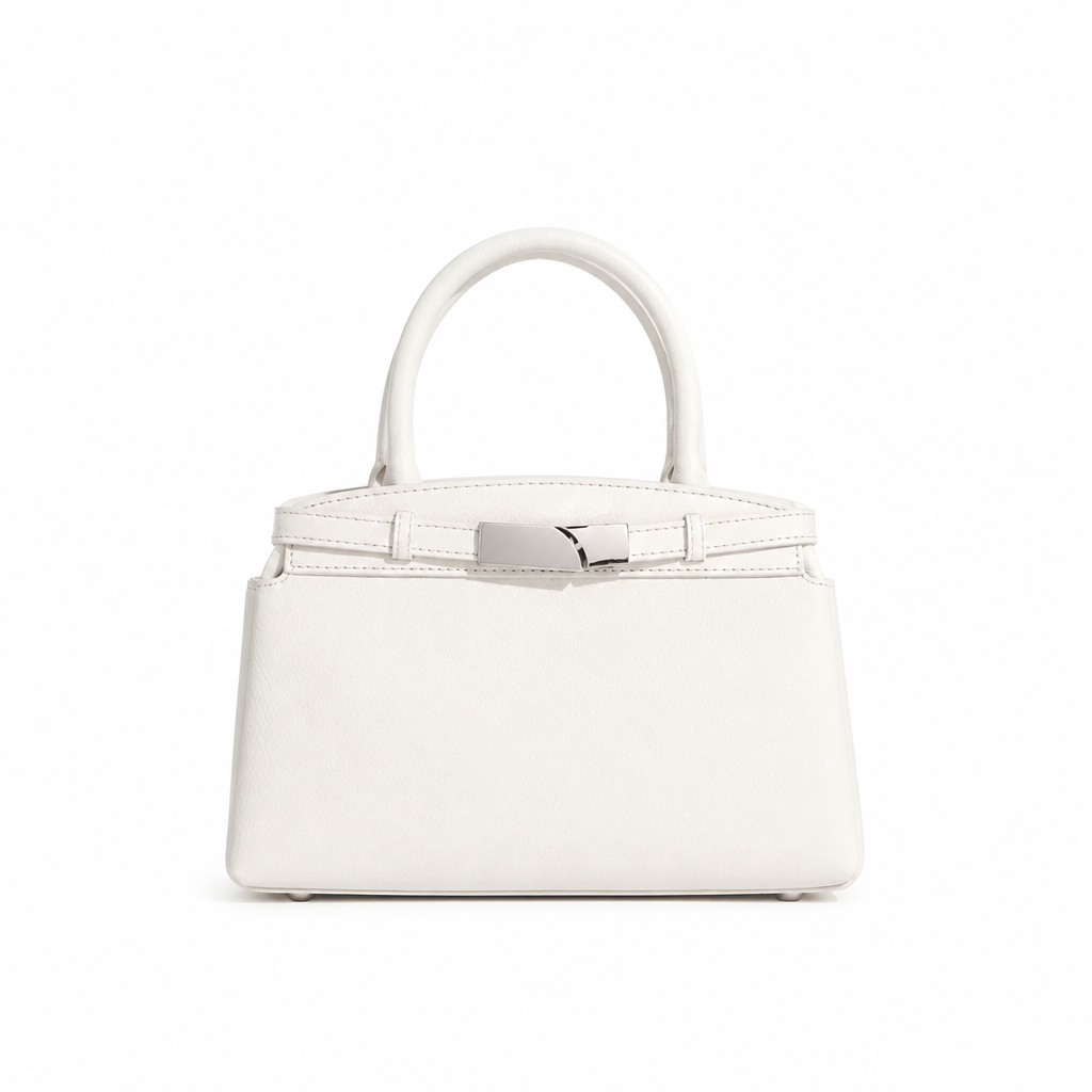 Q-GLAM Genuine Leather Women's Crossbody Satchel – Lightweight Shoulder Handbag for Everyday Use