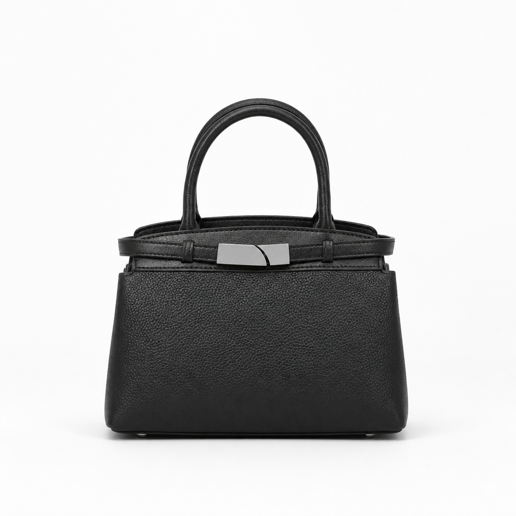 Q-GLAM Genuine Leather Women's Crossbody Satchel – Lightweight Shoulder Handbag for Everyday Use