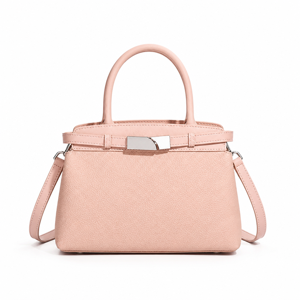 Q-GLAM Genuine Leather Women's Crossbody Satchel – Lightweight Shoulder Handbag for Everyday Use