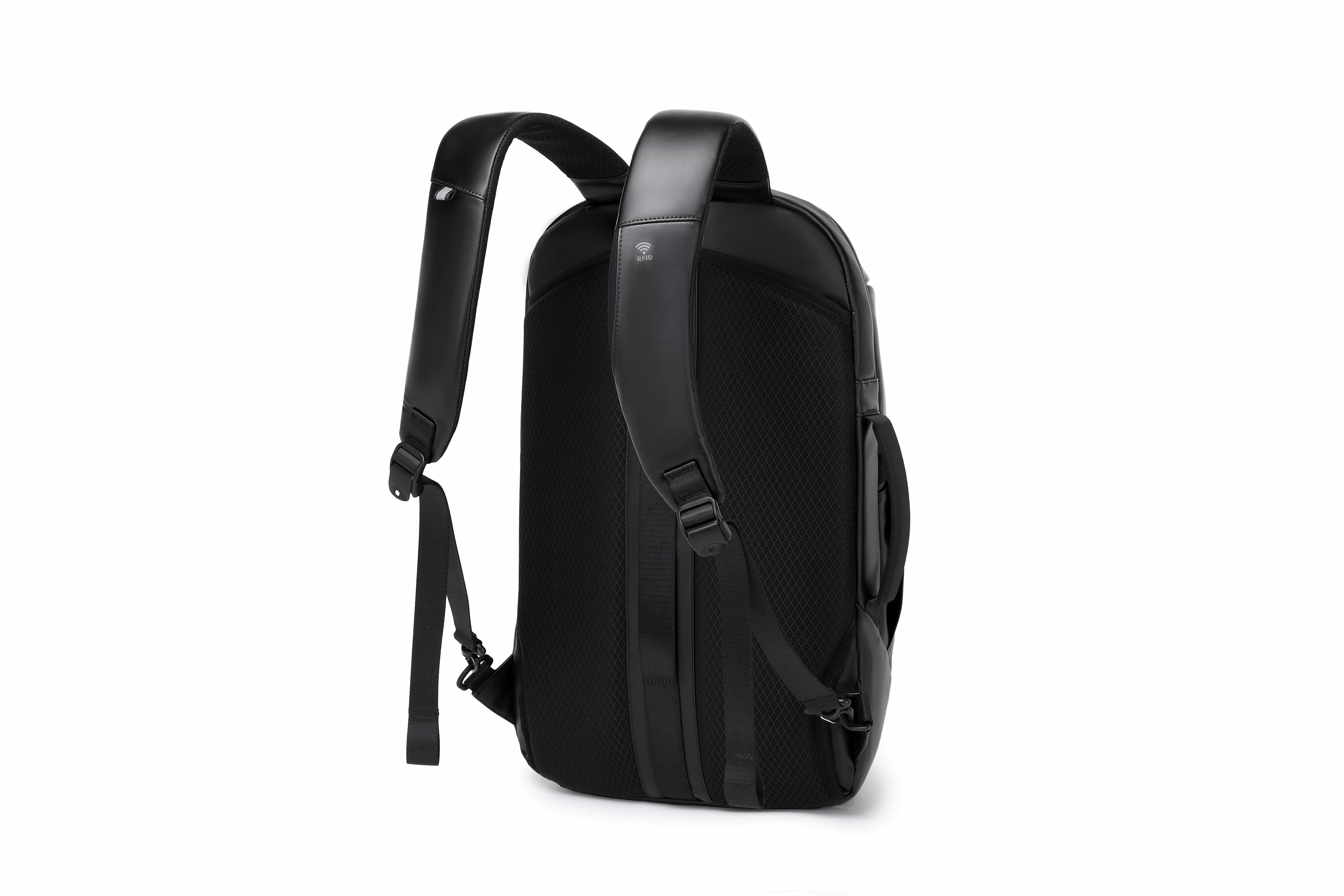 Q-GYM Waterproof PVC Backpack & Travel Duffel Bag – Large Capacity with USB Port & RFID