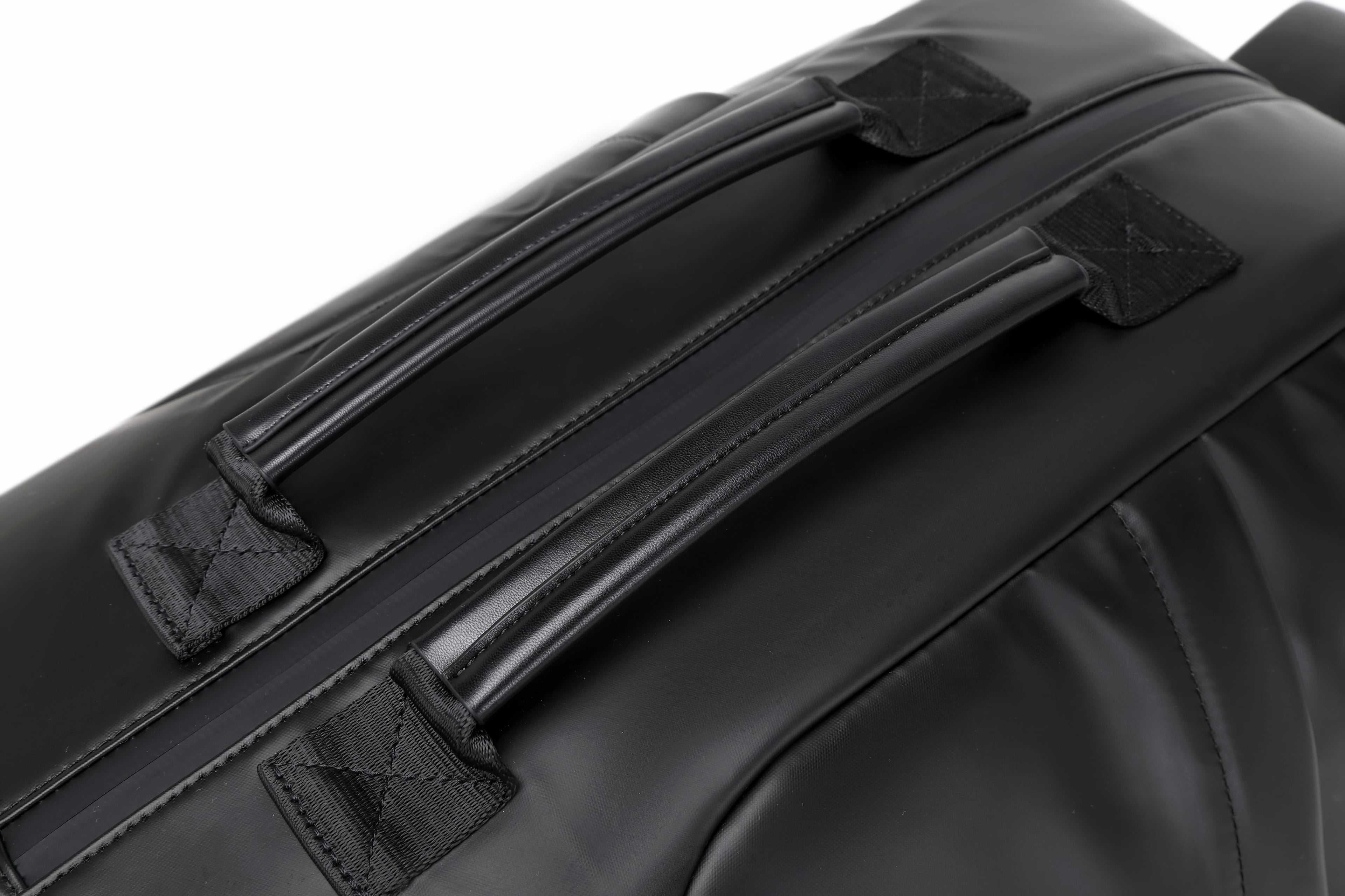 Q-GYM Waterproof PVC Backpack & Travel Duffel Bag – Large Capacity with USB Port & RFID