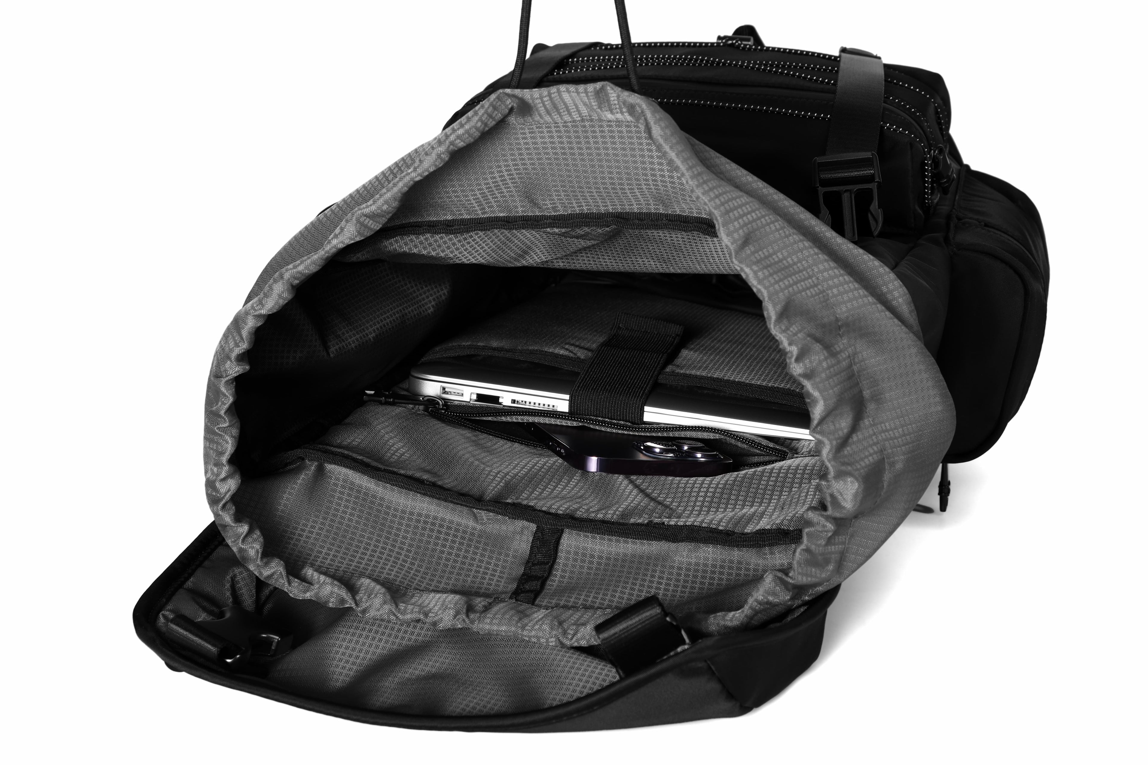Q-HIKING 1680D Nylon Waterproof Backpack – Large Capacity, 17" Laptop, Hiking & Travel