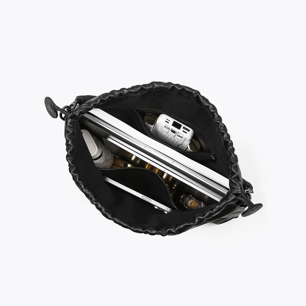 Q-MAJESTY Genuine Leather Shoulder Crossbody Bag for Women – Magnetic Closure, 3-Way Carry