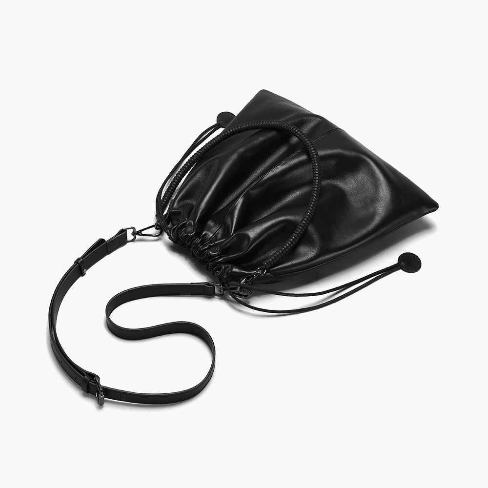 Q-MAJESTY Genuine Leather Shoulder Crossbody Bag for Women – Magnetic Closure, 3-Way Carry