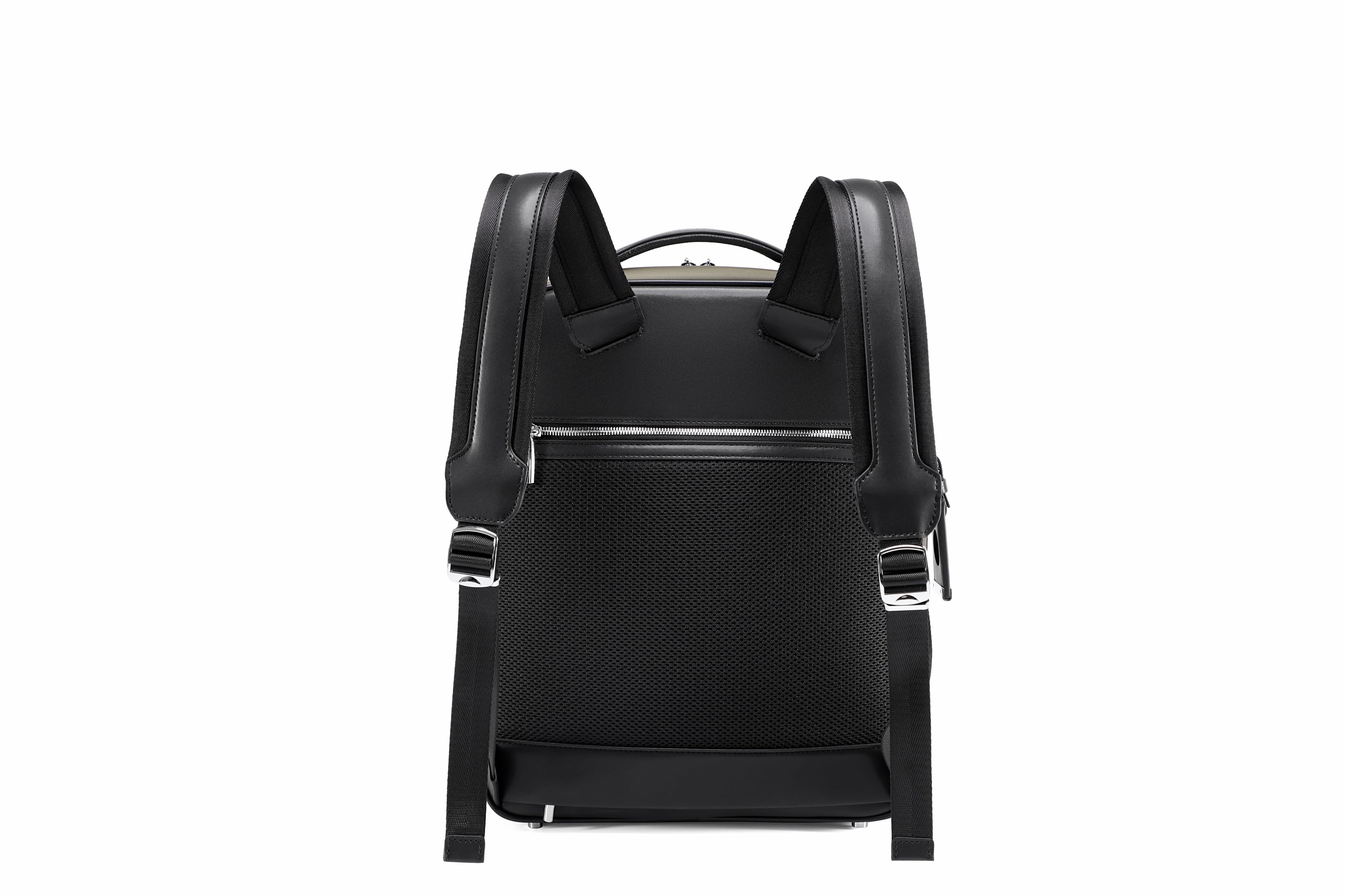 Q-MERIDIAN Premium Nylon Laptop Backpack — Water-Resistant Travel & Business Backpack