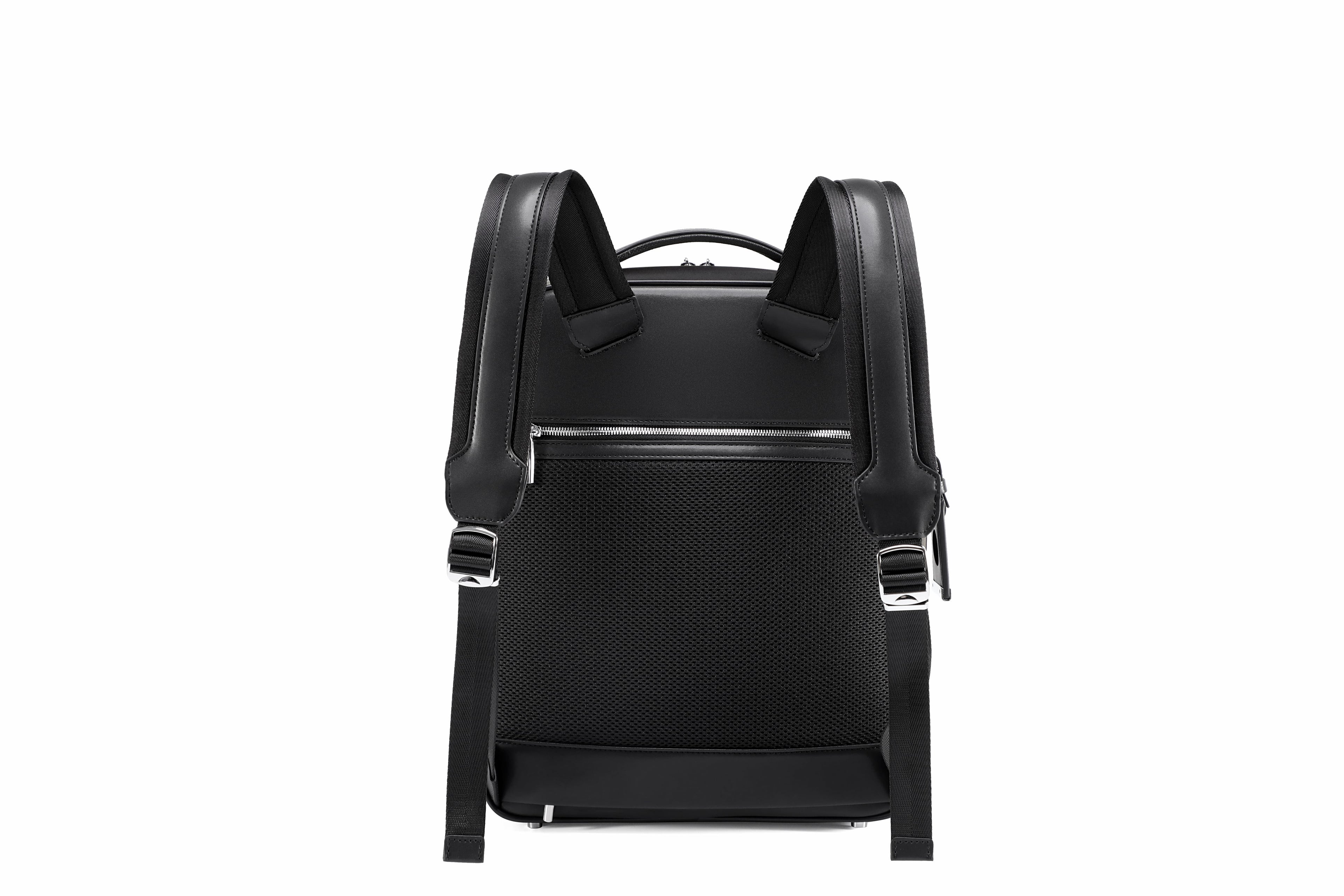 Q-MERIDIAN Premium Nylon Laptop Backpack — Water-Resistant Travel & Business Backpack