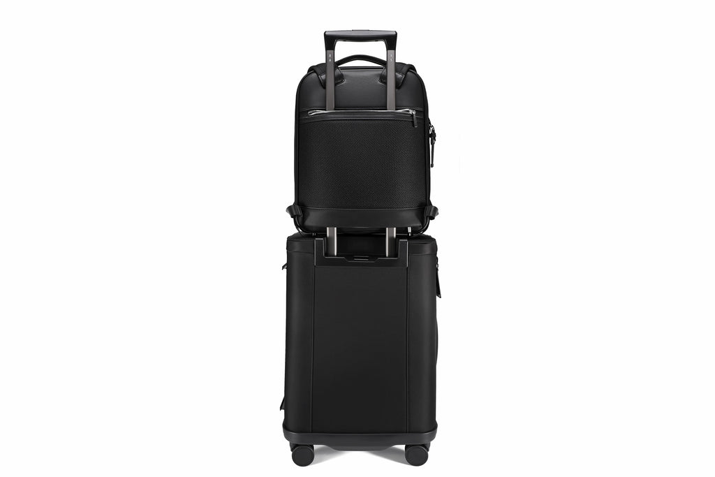 Q-MERIDIAN Premium Nylon Laptop Backpack — Water-Resistant Travel & Business Backpack