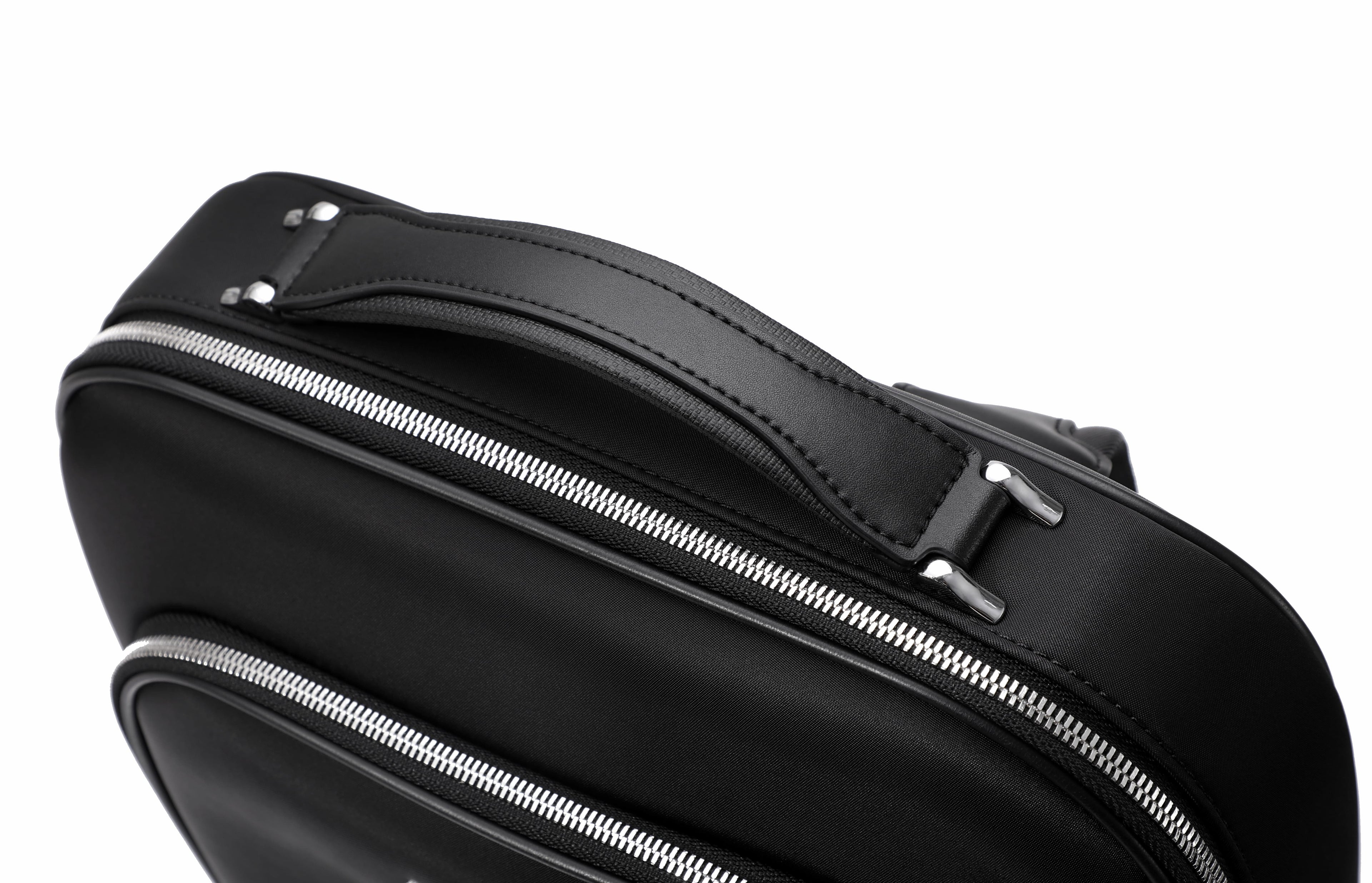 Q-MERIDIAN Premium Nylon Laptop Backpack — Water-Resistant Travel & Business Backpack