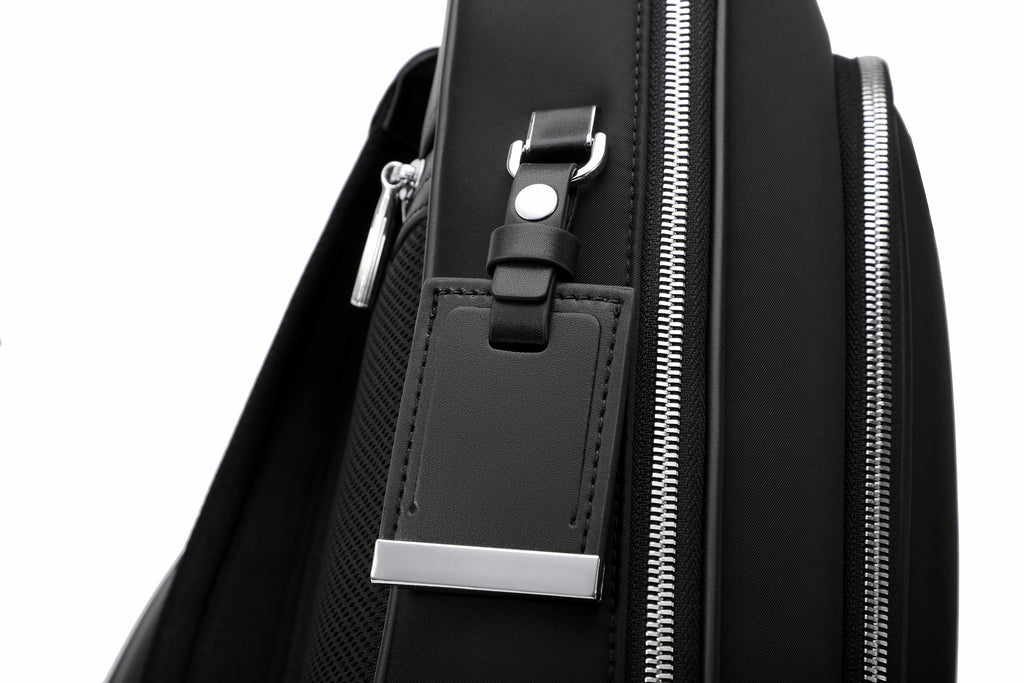 Q-MERIDIAN Premium Nylon Laptop Backpack — Water-Resistant Travel & Business Backpack