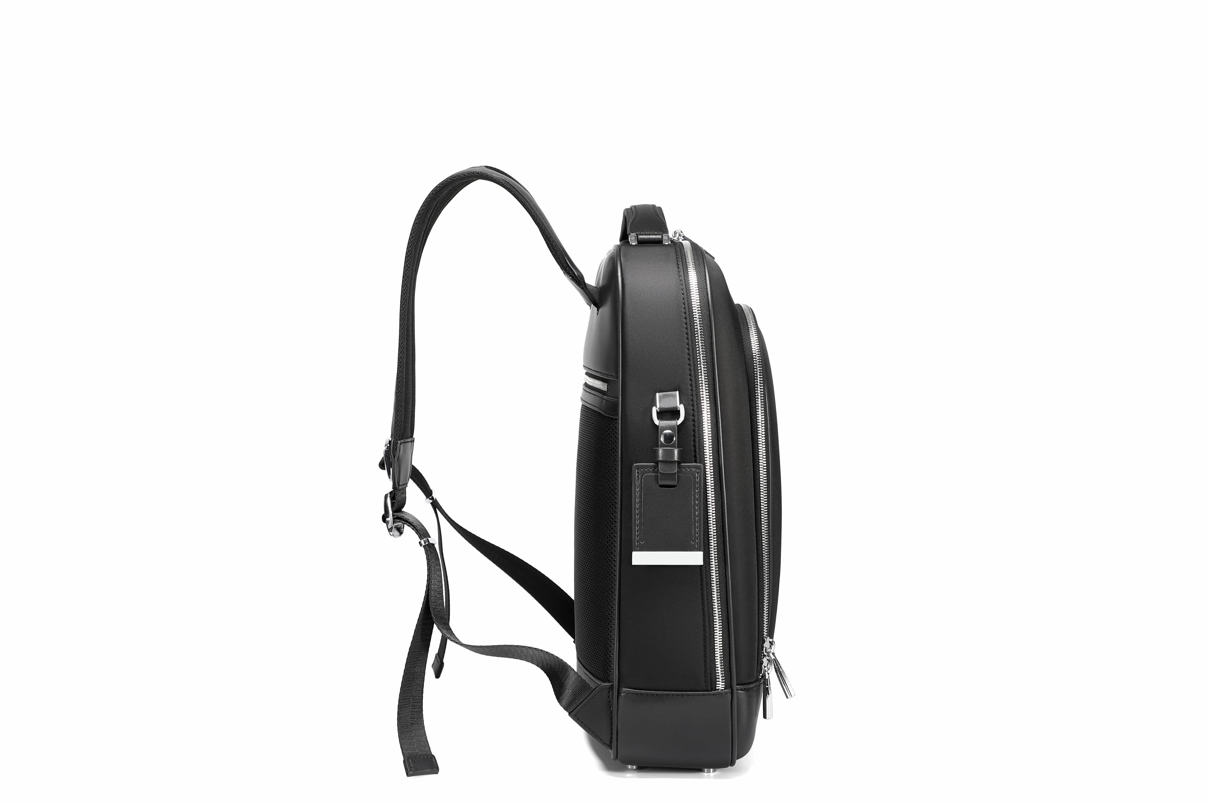Q-MERIDIAN Premium Nylon Laptop Backpack — Water-Resistant Travel & Business Backpack