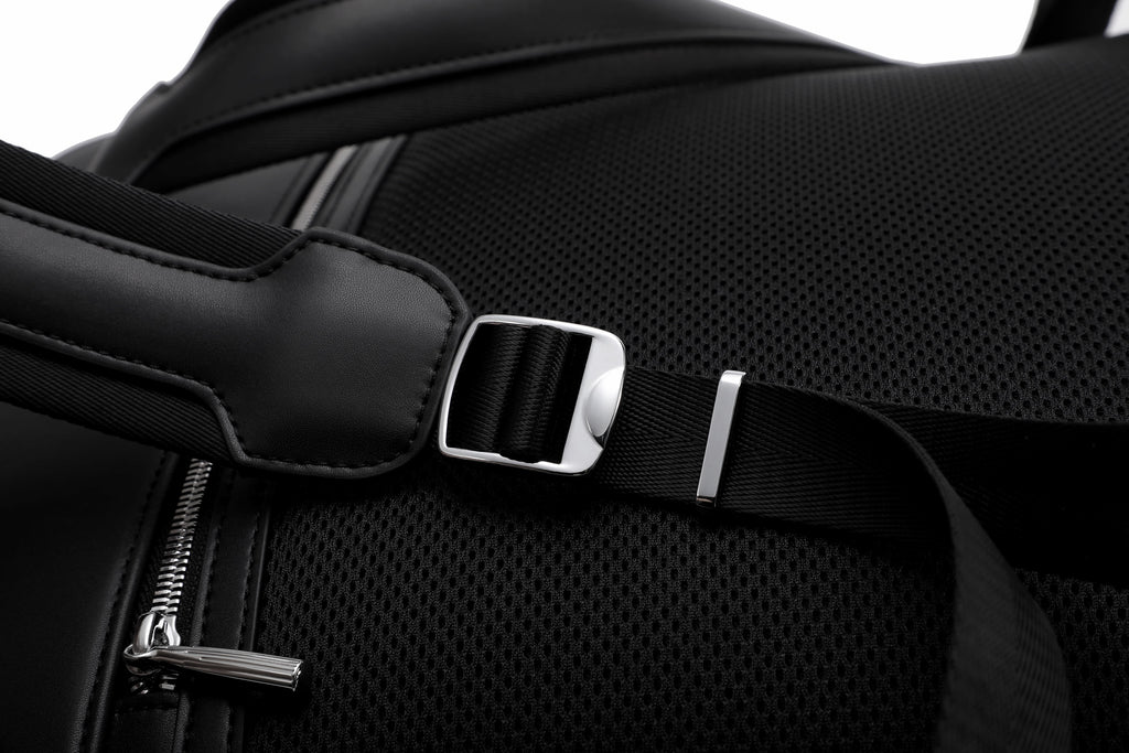 Q-MERIDIAN Premium Nylon Laptop Backpack — Water-Resistant Travel & Business Backpack