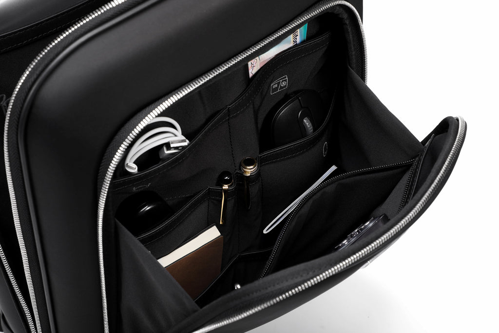 Q-MERIDIAN Premium Nylon Laptop Backpack — Water-Resistant Travel & Business Backpack