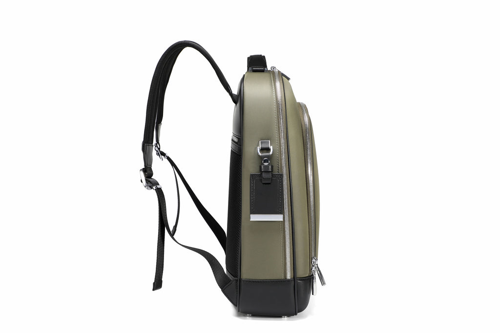 Q-MERIDIAN Premium Nylon Laptop Backpack — Water-Resistant Travel & Business Backpack