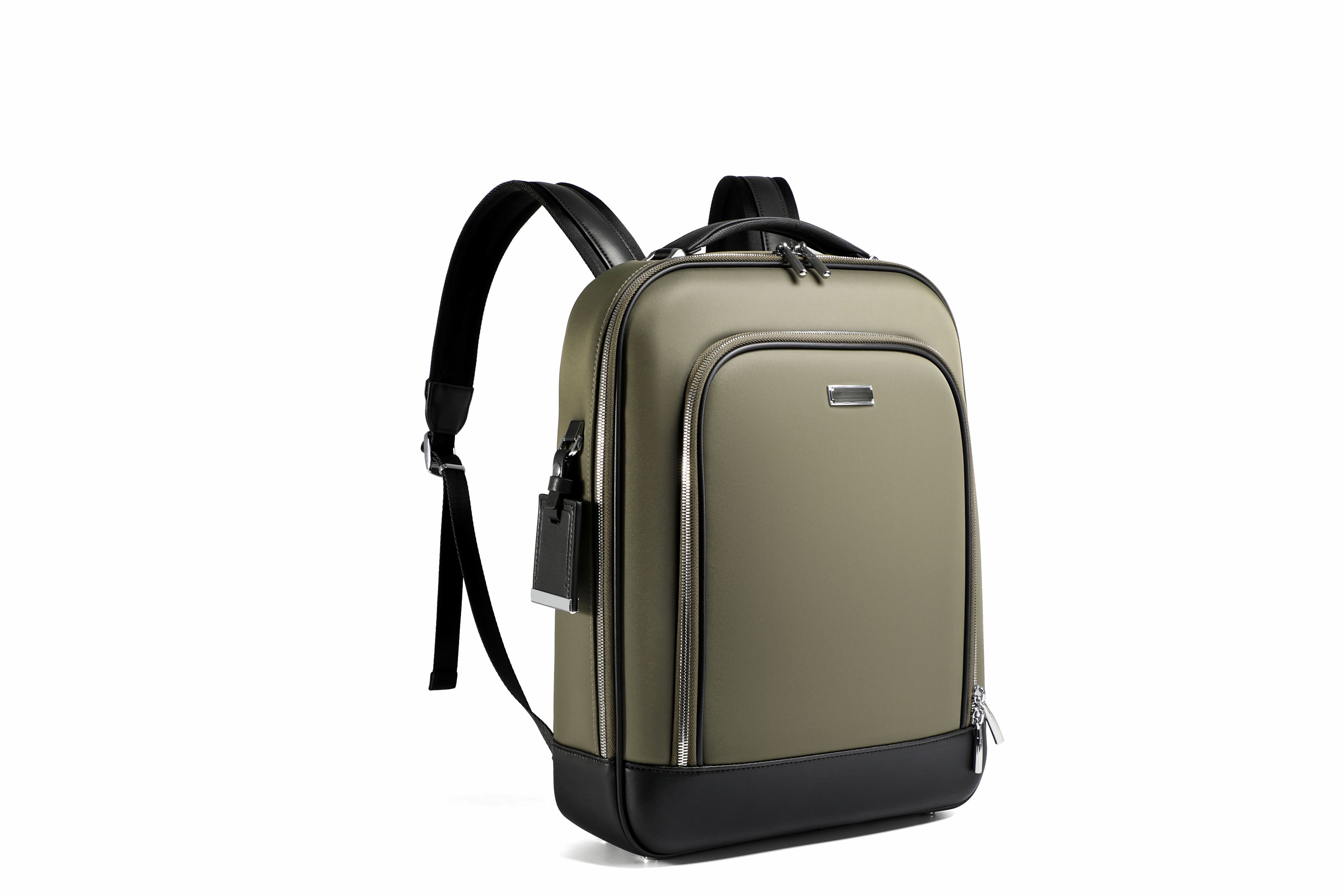 Q-MERIDIAN Premium Nylon Laptop Backpack — Water-Resistant Travel & Business Backpack