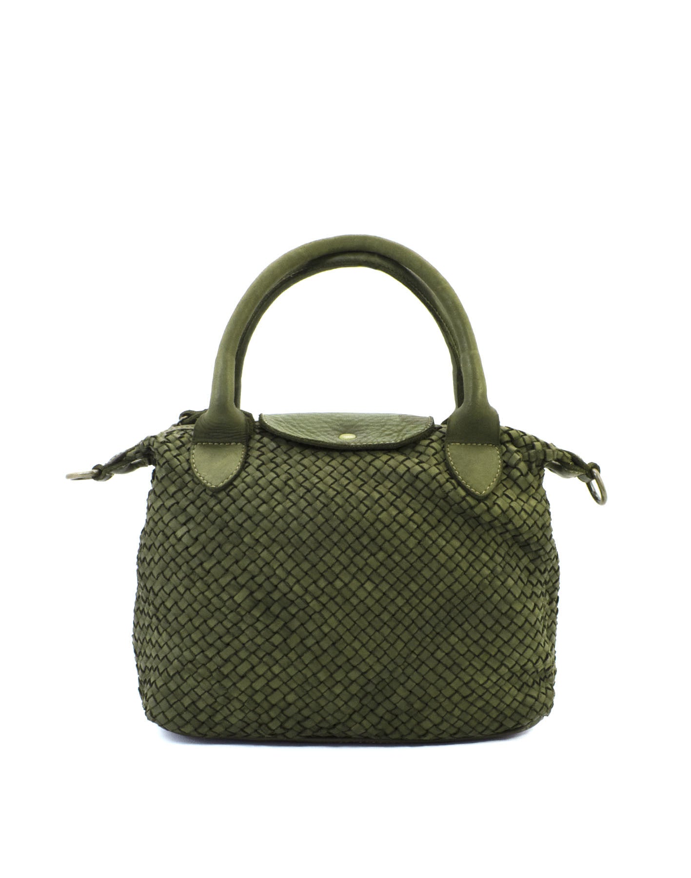Q-MUSE Vintage Woven Calfskin Bag – Italian Craft & Timeless Elegance