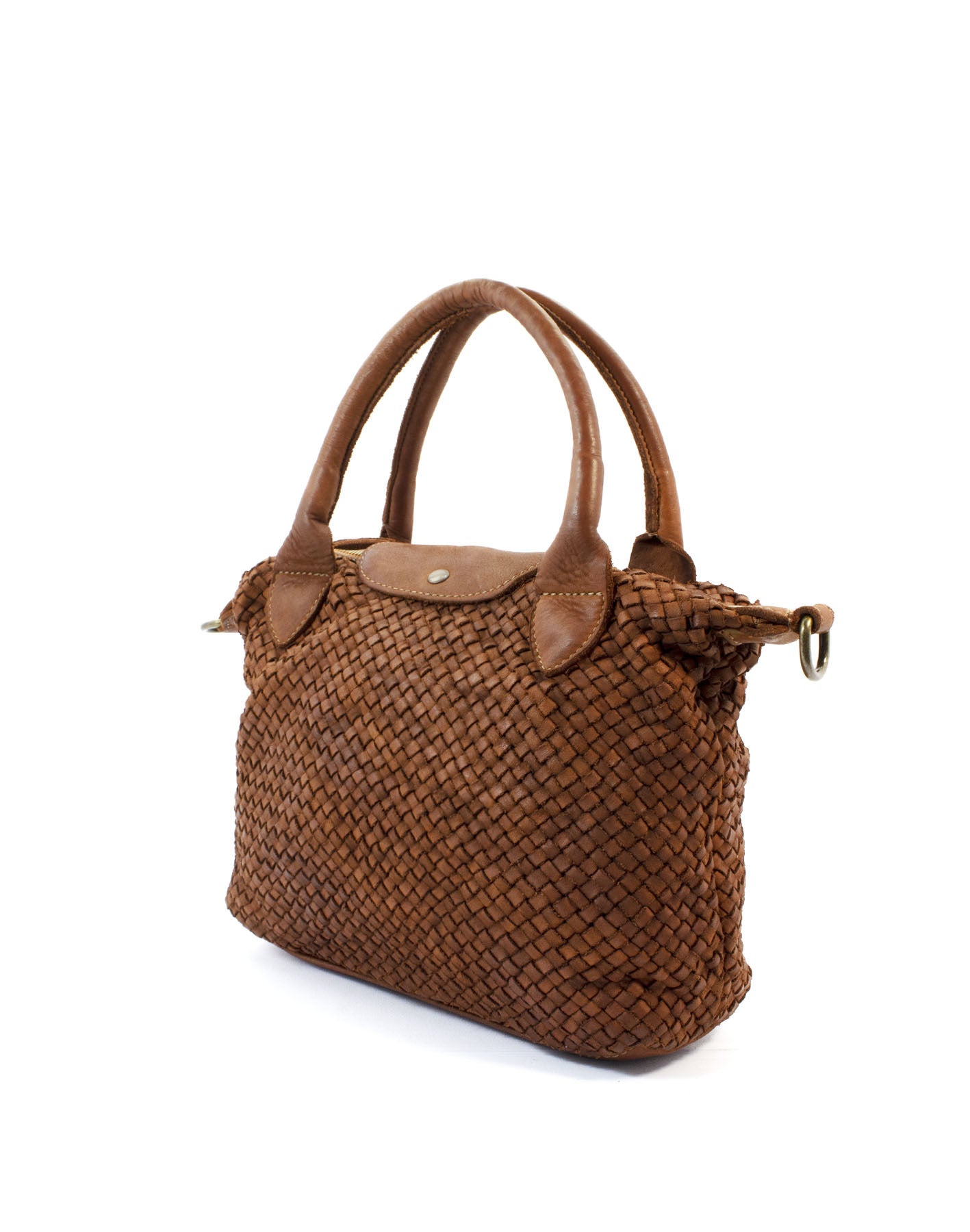 Q-MUSE Vintage Woven Calfskin Bag – Italian Craft & Timeless Elegance