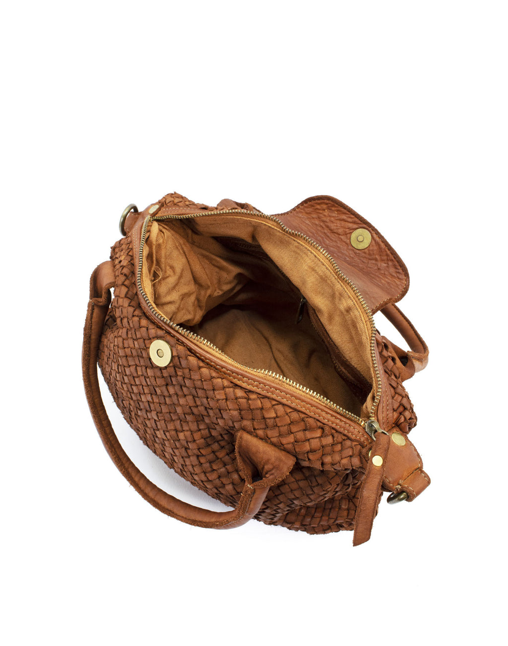 Q-MUSE Vintage Woven Calfskin Bag – Italian Craft & Timeless Elegance