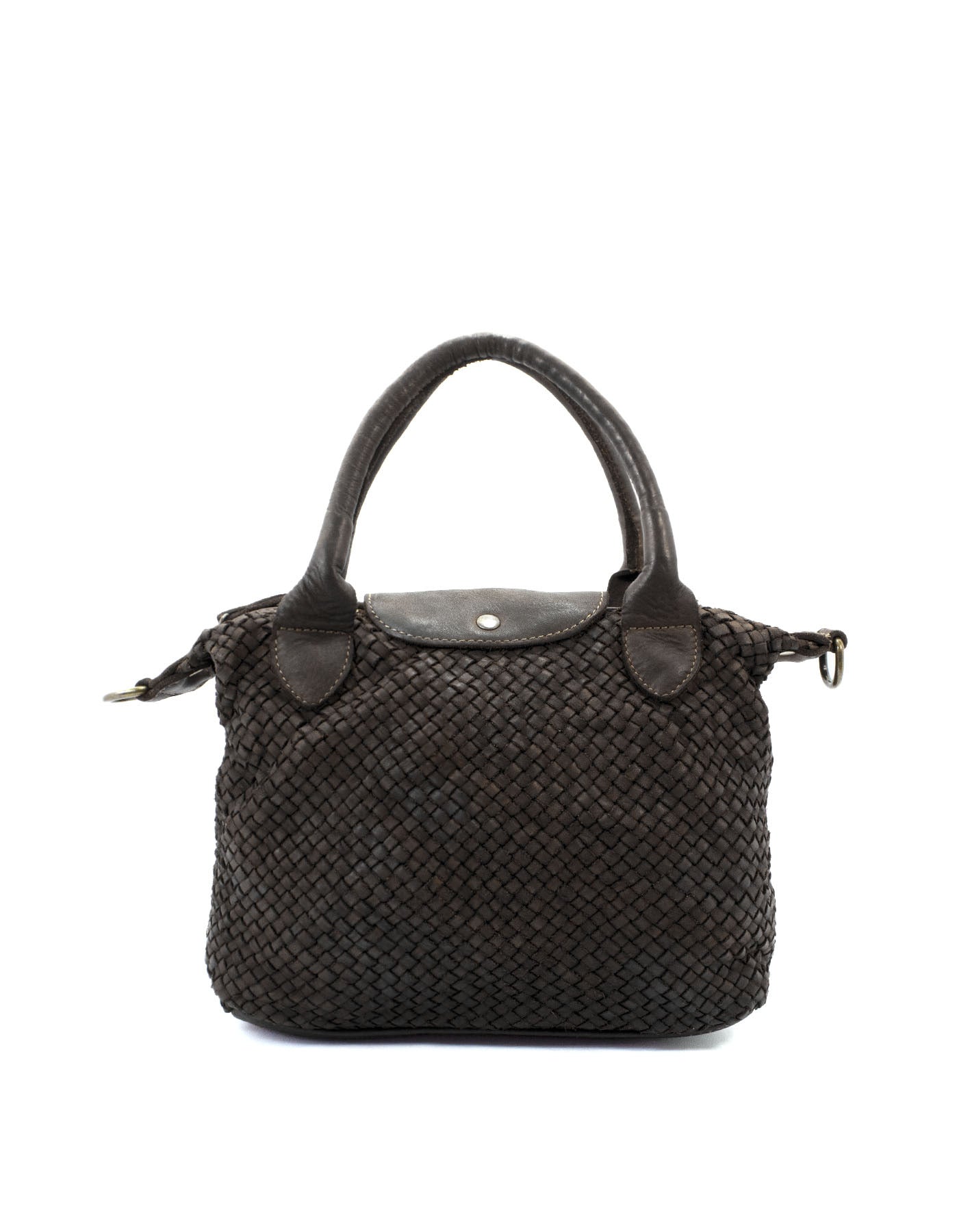 Q-MUSE Vintage Woven Calfskin Bag – Italian Craft & Timeless Elegance