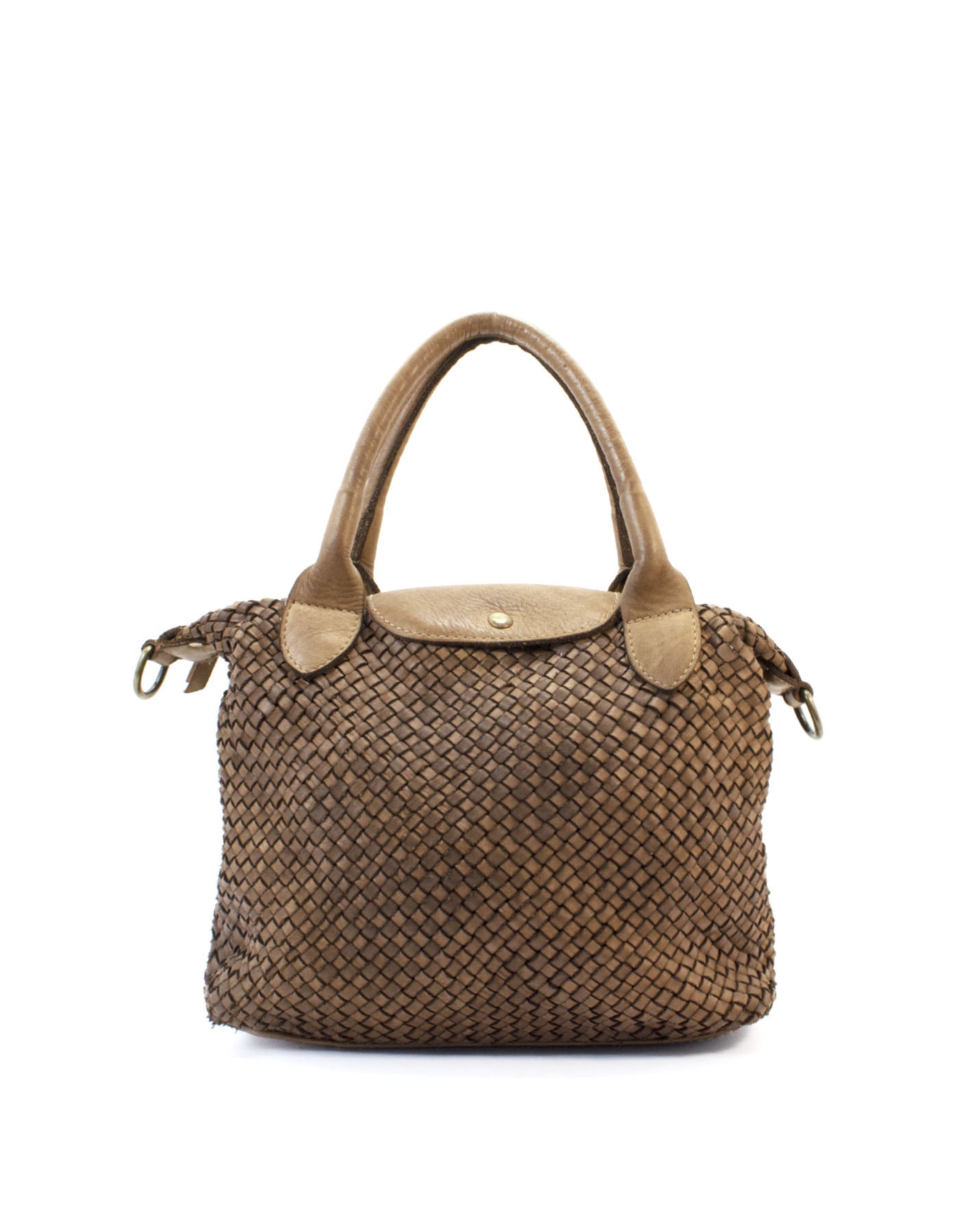 Q-MUSE Vintage Woven Calfskin Bag – Italian Craft & Timeless Elegance