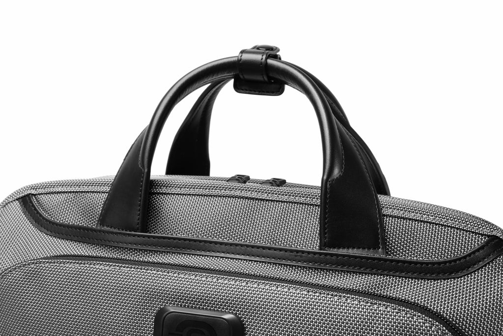 Q-ONYX Business Laptop Briefcase Bag – Ballistic Nylon & Leather Messenger Bag