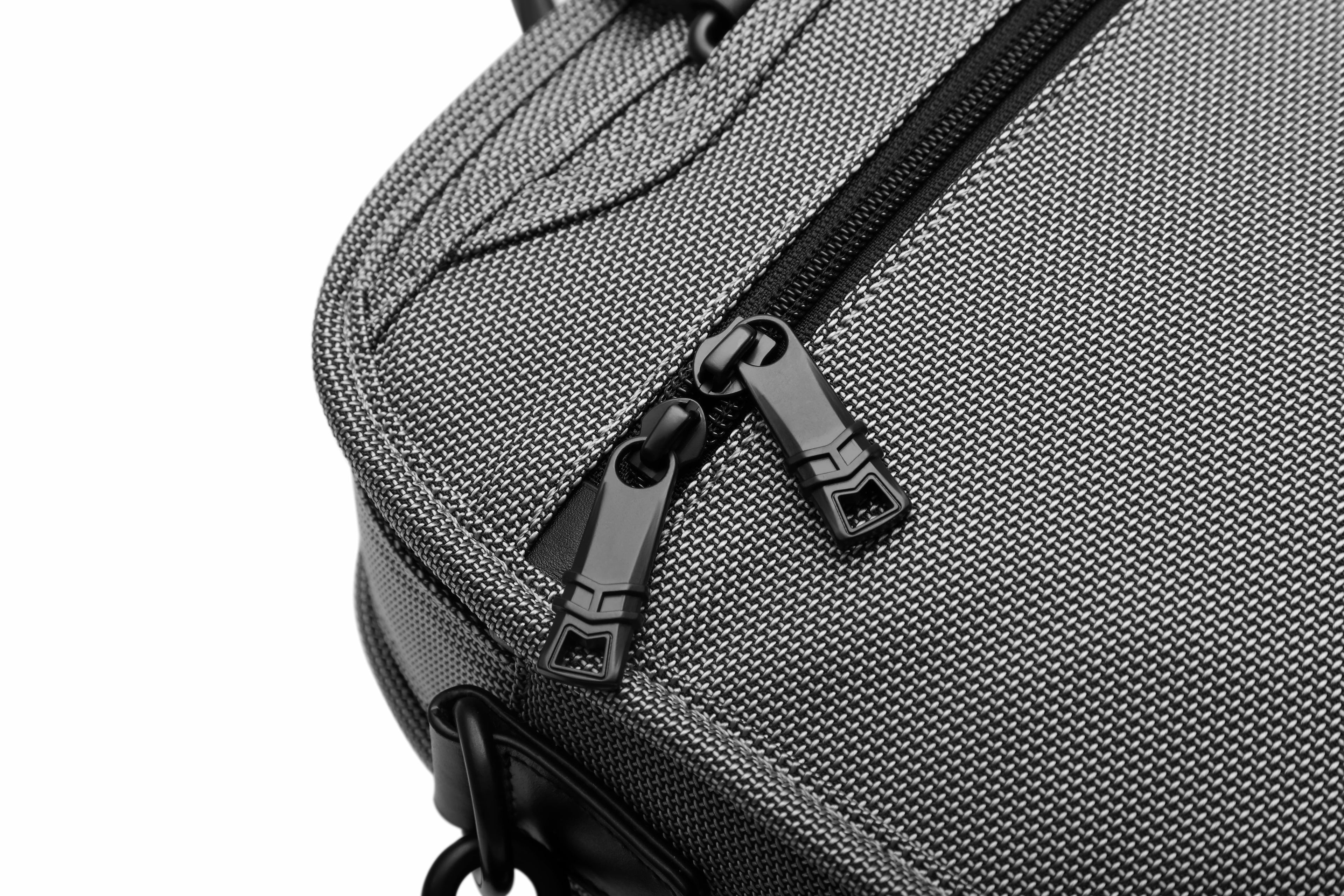 Q-ONYX Business Laptop Briefcase Bag – Ballistic Nylon & Leather Messenger Bag