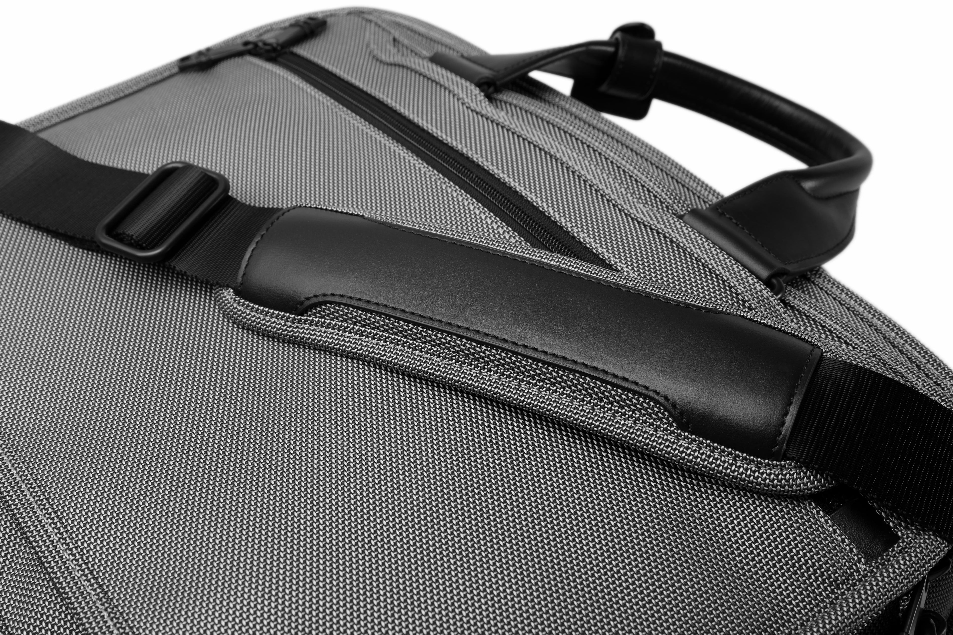 Q-ONYX Business Laptop Briefcase Bag – Ballistic Nylon & Leather Messenger Bag