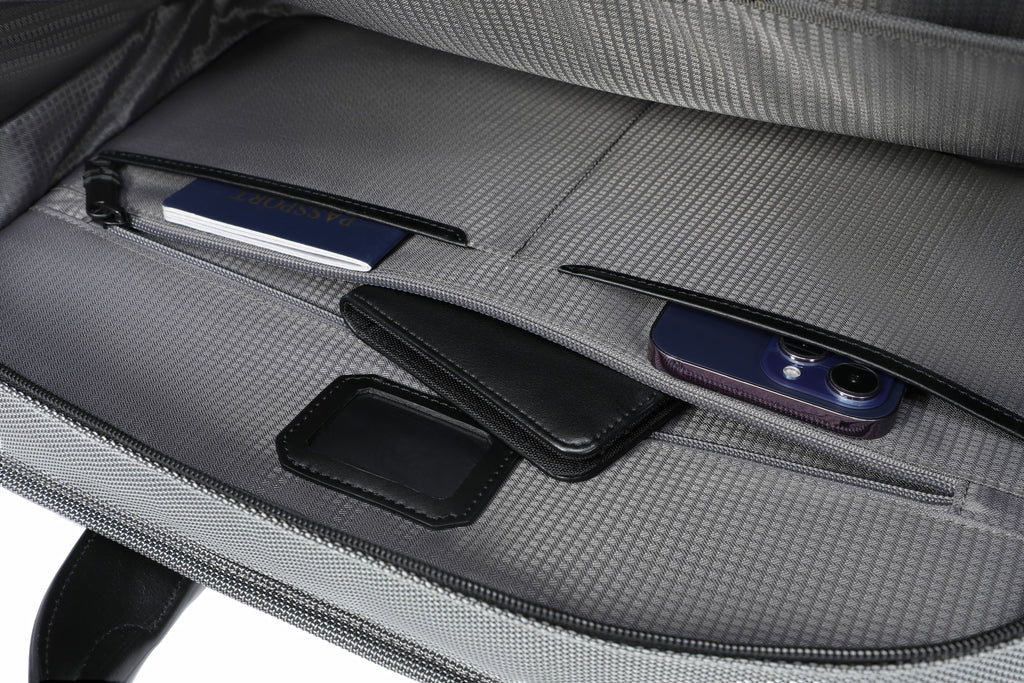Q-ONYX Business Laptop Briefcase Bag – Ballistic Nylon & Leather Messenger Bag